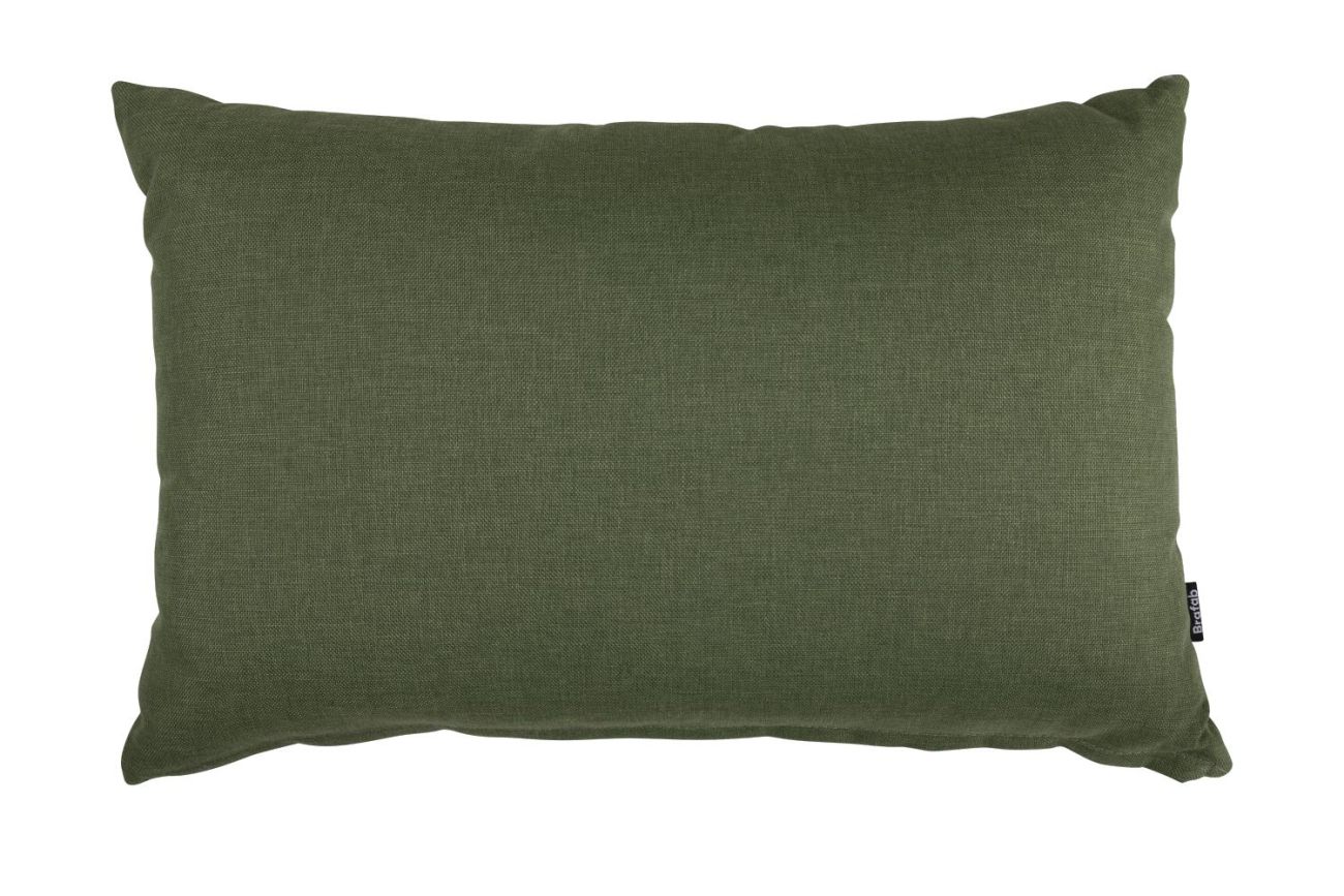 Das Kissen Nimy überzeugt mit seinem modernen Design. Gefertigt wurde es aus Olefin-Stoff, welche einen grünen Farbton besitzt. Das Kissen besitzt eine Größe von 40x60 cm