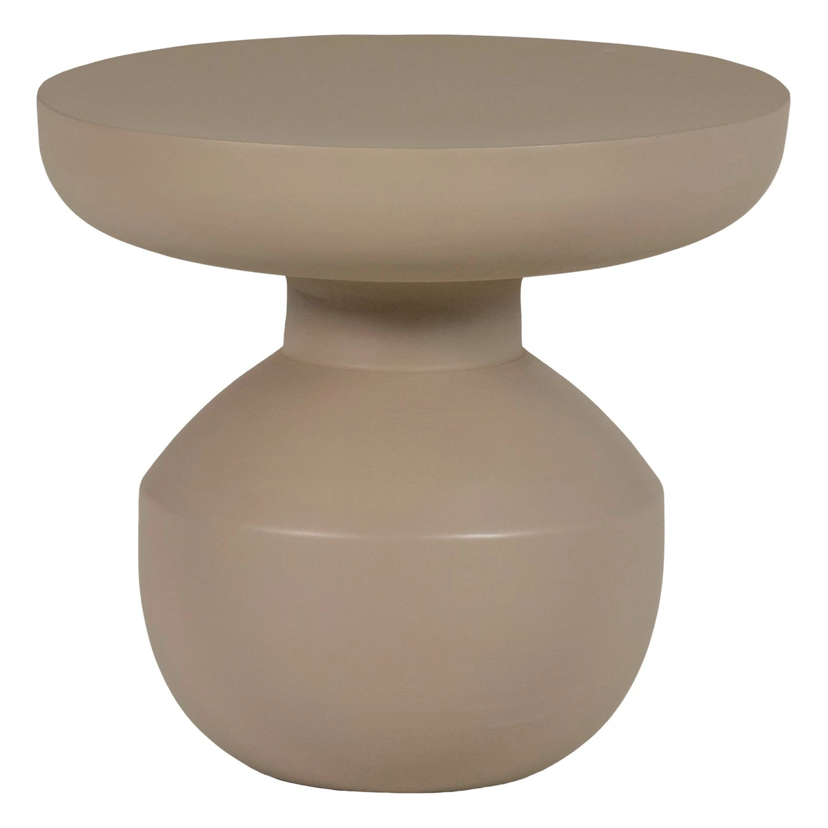 Beistelltisch Bova - Metall Braun, Ø 45 cm