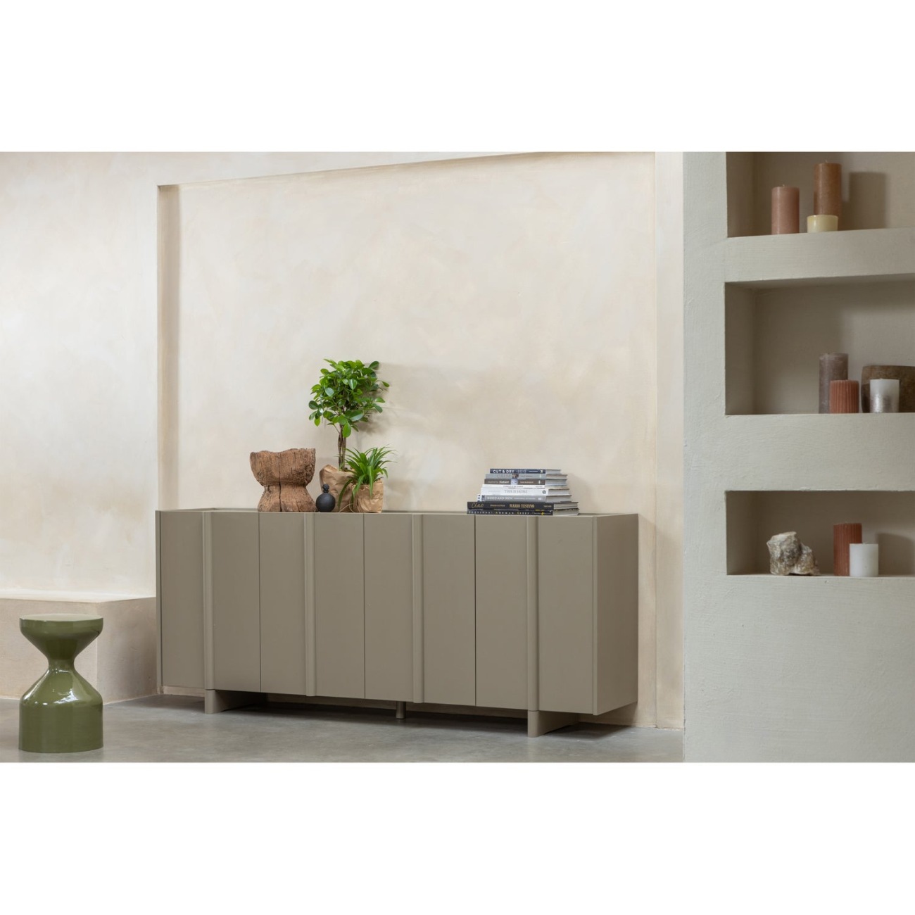 Beistelltisch Floyd aus Metall, Grün