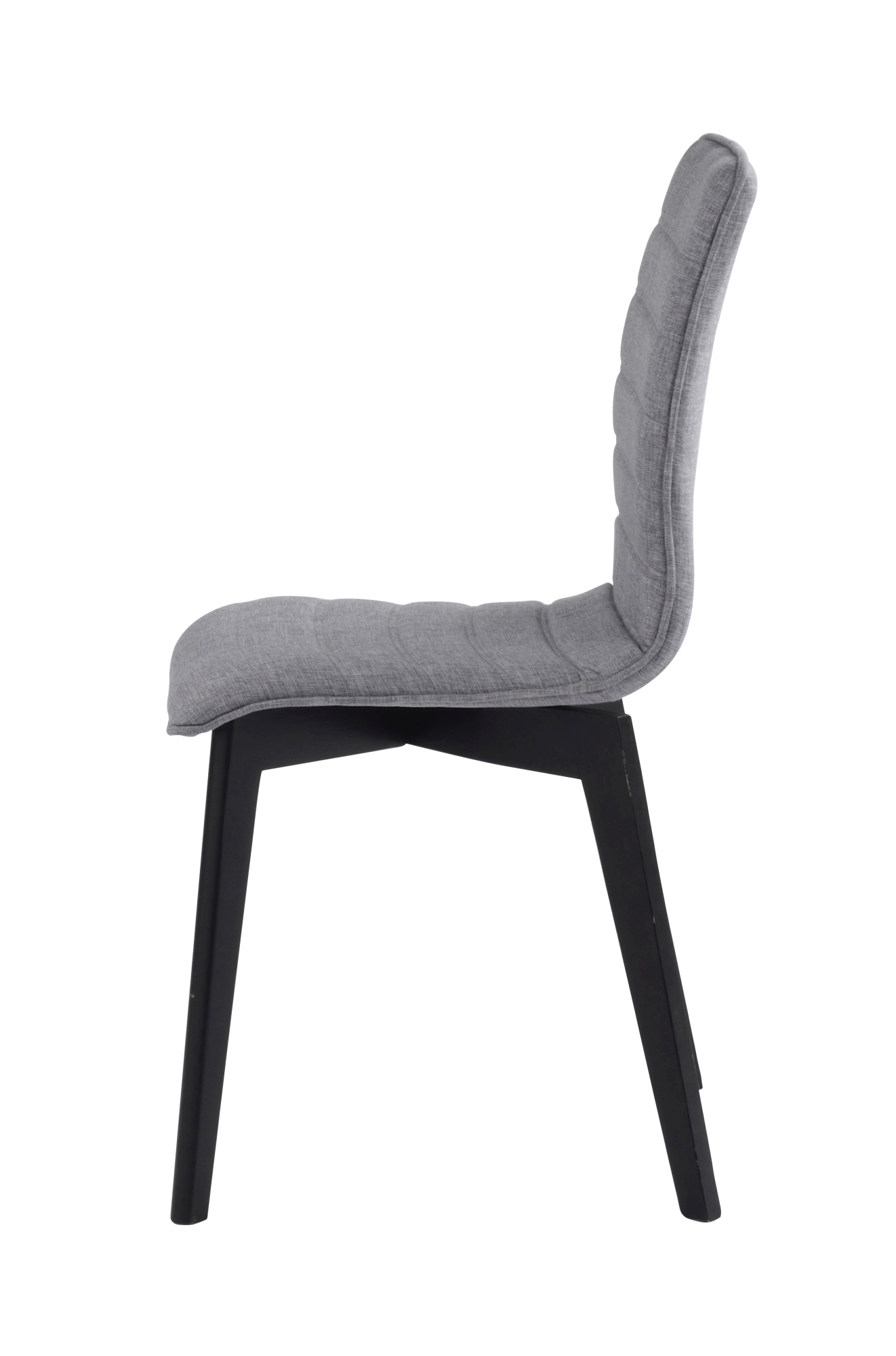 Edles Möbelstück: Stuhl Gracy 2er Set, Hellgrau / Schwarz für stilvolle Einrichtung.