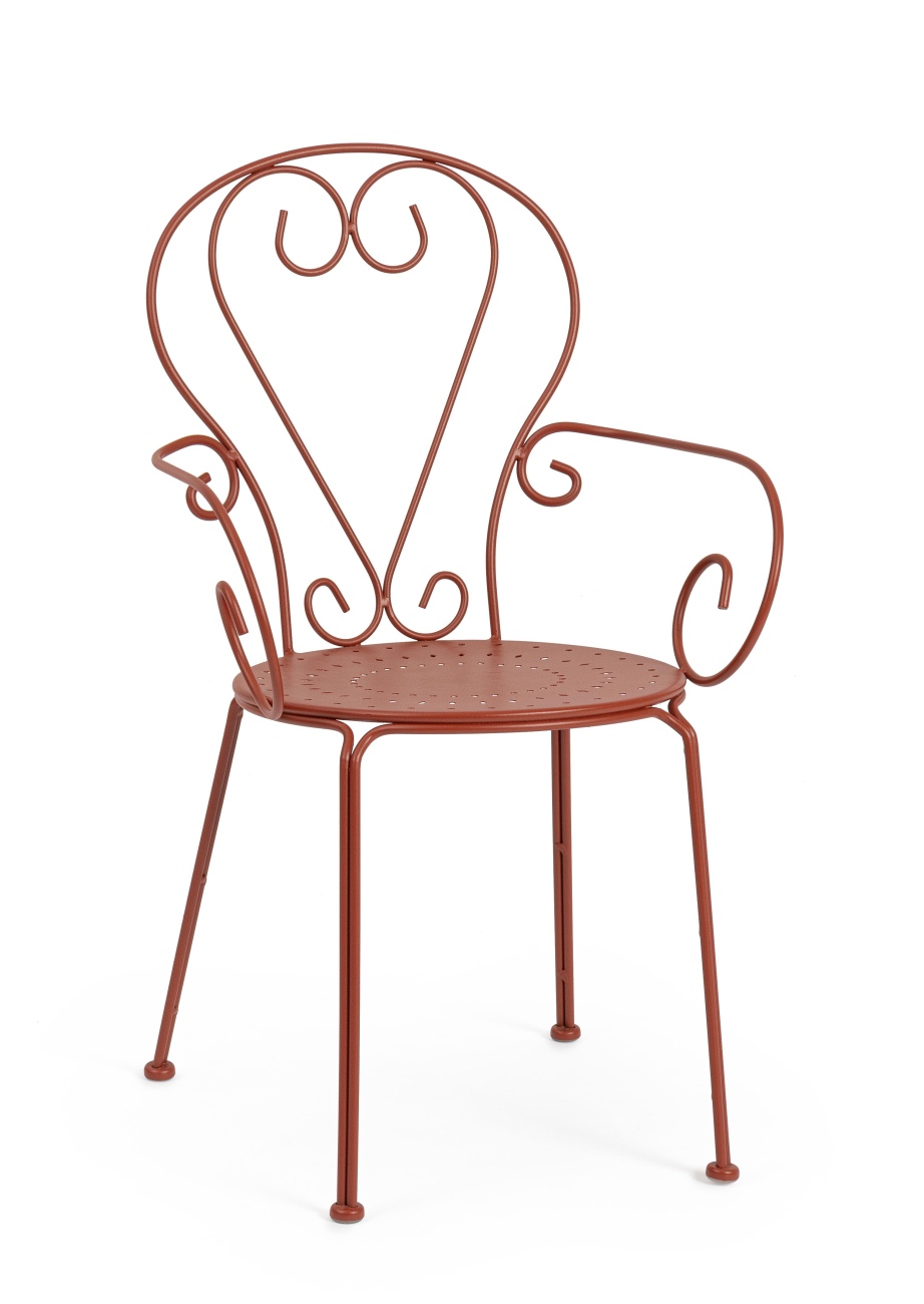 Gartenstuhl Etienne aus Metall, Picant Gartenstuhl Etienne 4er-Set aus Metall, Picant