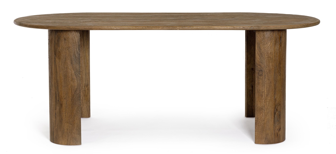 Esstisch Orlando aus Mangoholz, Braun