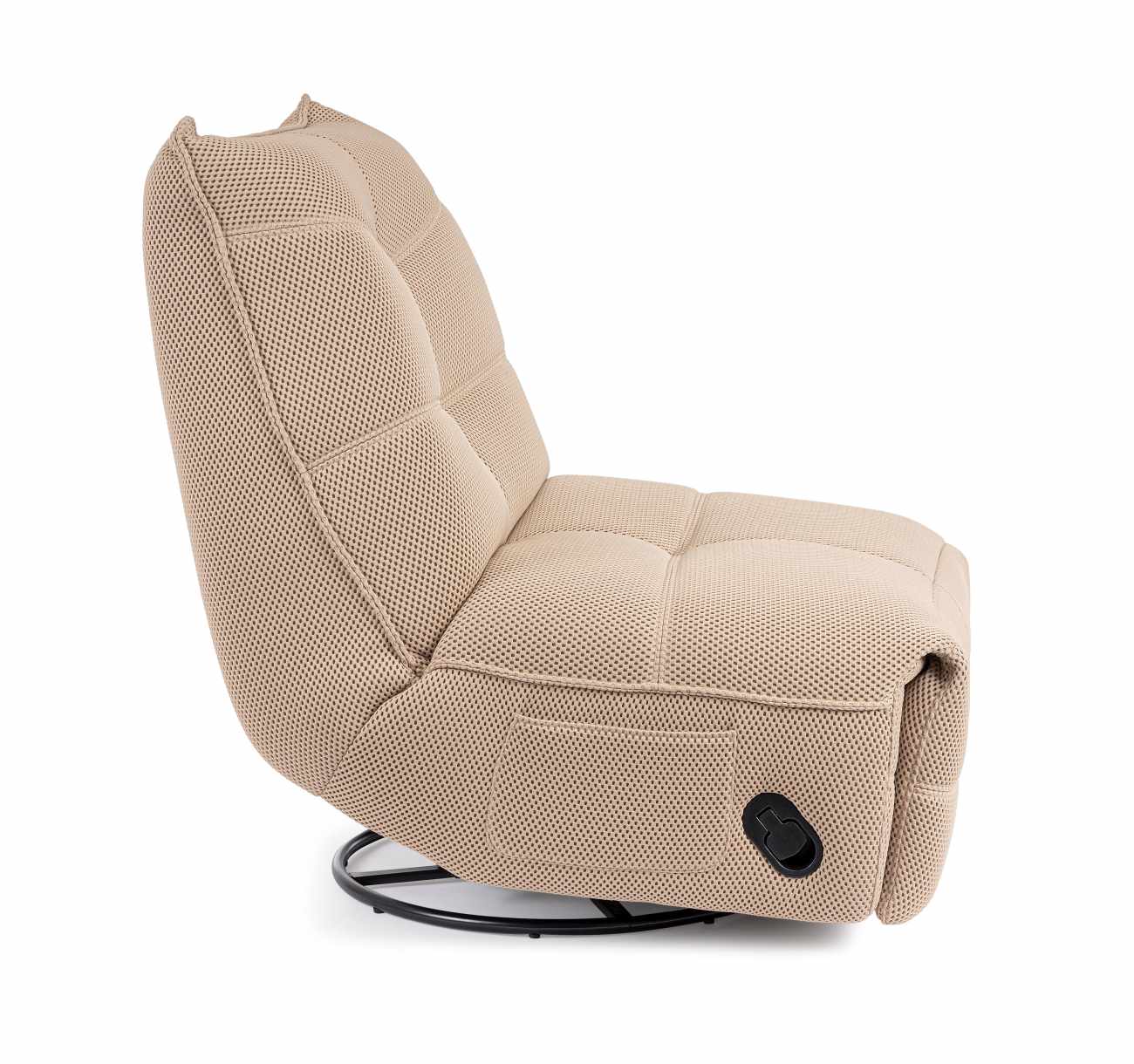 Sessel Gita mit Relax-Funktion, Beige