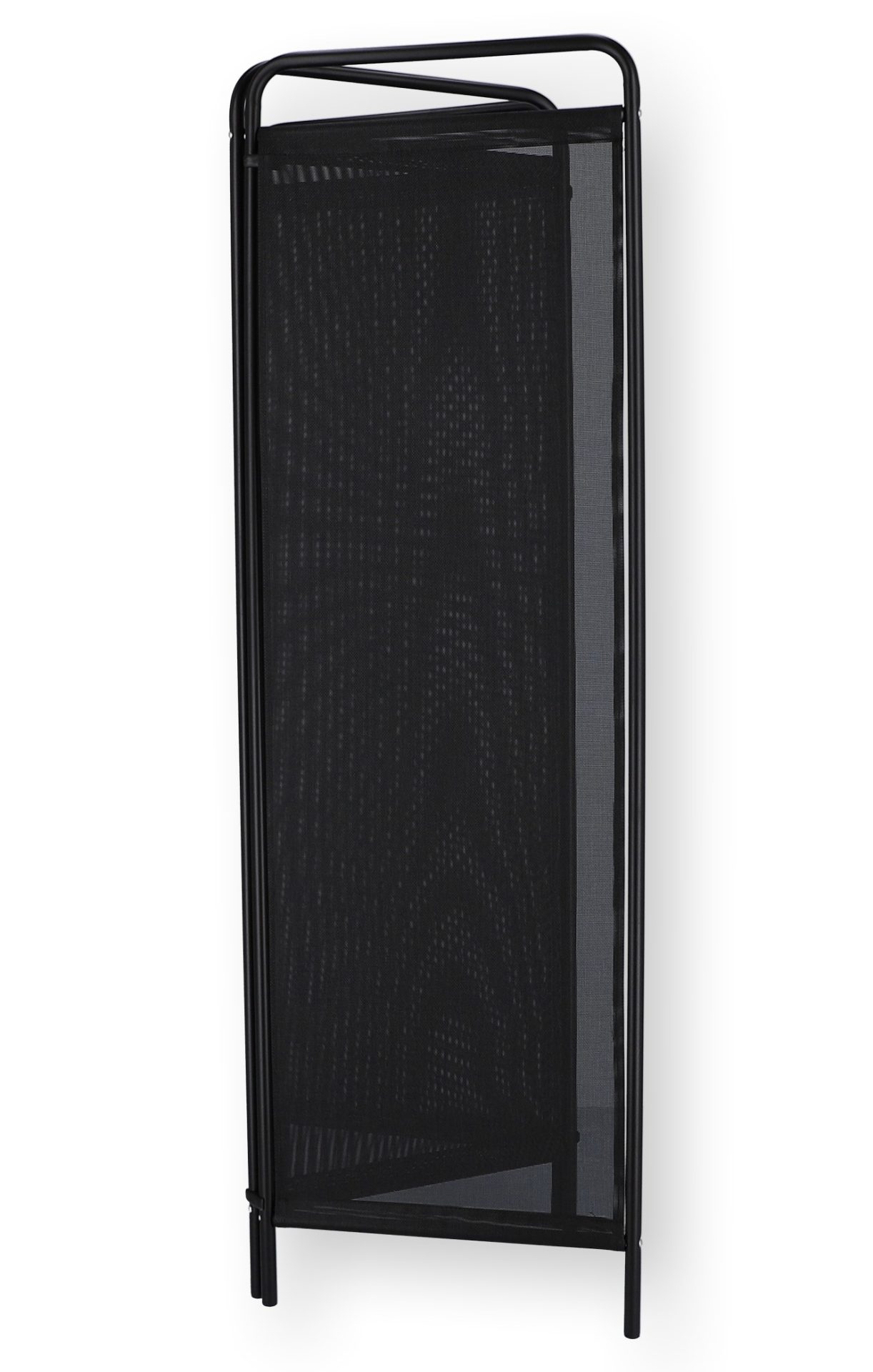 Sichtschutz Paravent aus Kunststoffgewebe, Schwarz Sichtschutz Paravent aus Kunststoffgewebe, Schwarz