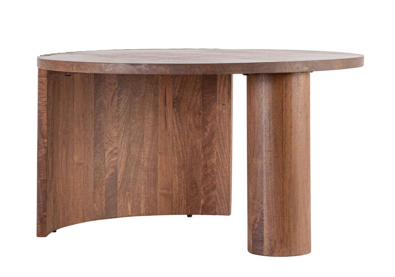 Couchtisch Orissa aus Mangoholz Ø 80 cm, Braun Couchtisch Orissa aus Mangoholz Ø 80 cm, Braun
