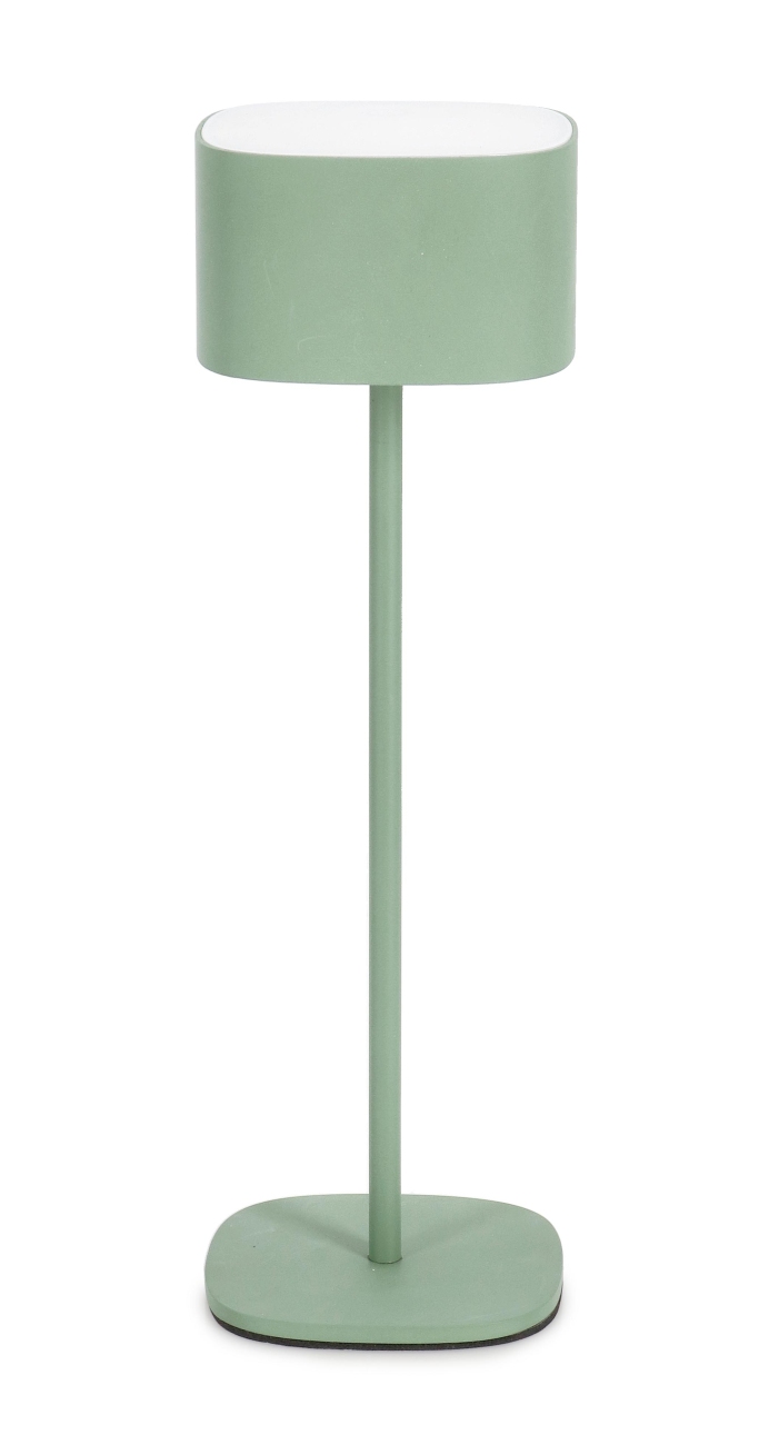 Gartentischleuchte Naimi mit LED, Grün Gartentischleuchte Naimi mit LED, Grün