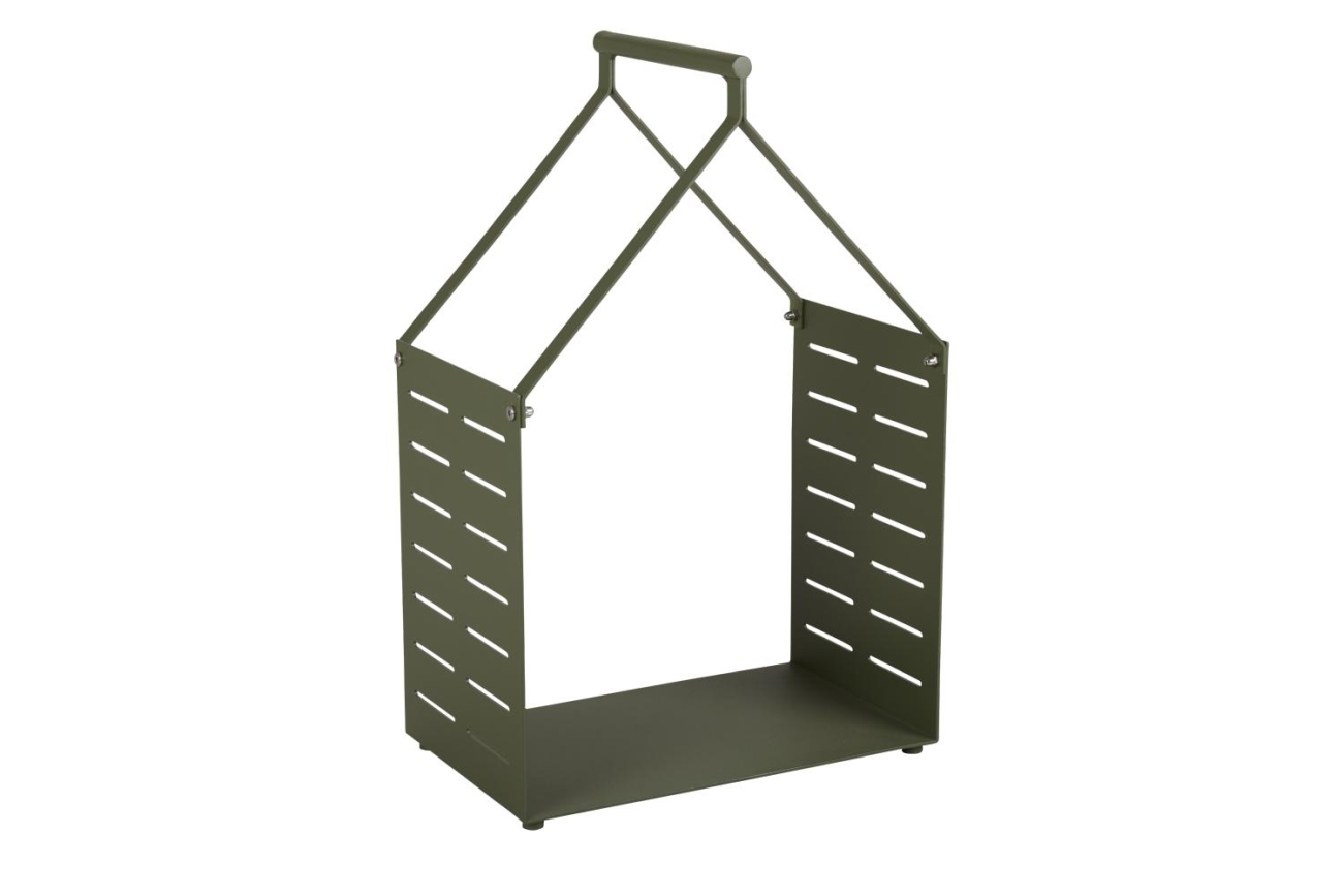 Kaminholzregal Belfort aus Aluminium, Grün Kaminholzregal Belfort aus Aluminium, Grün