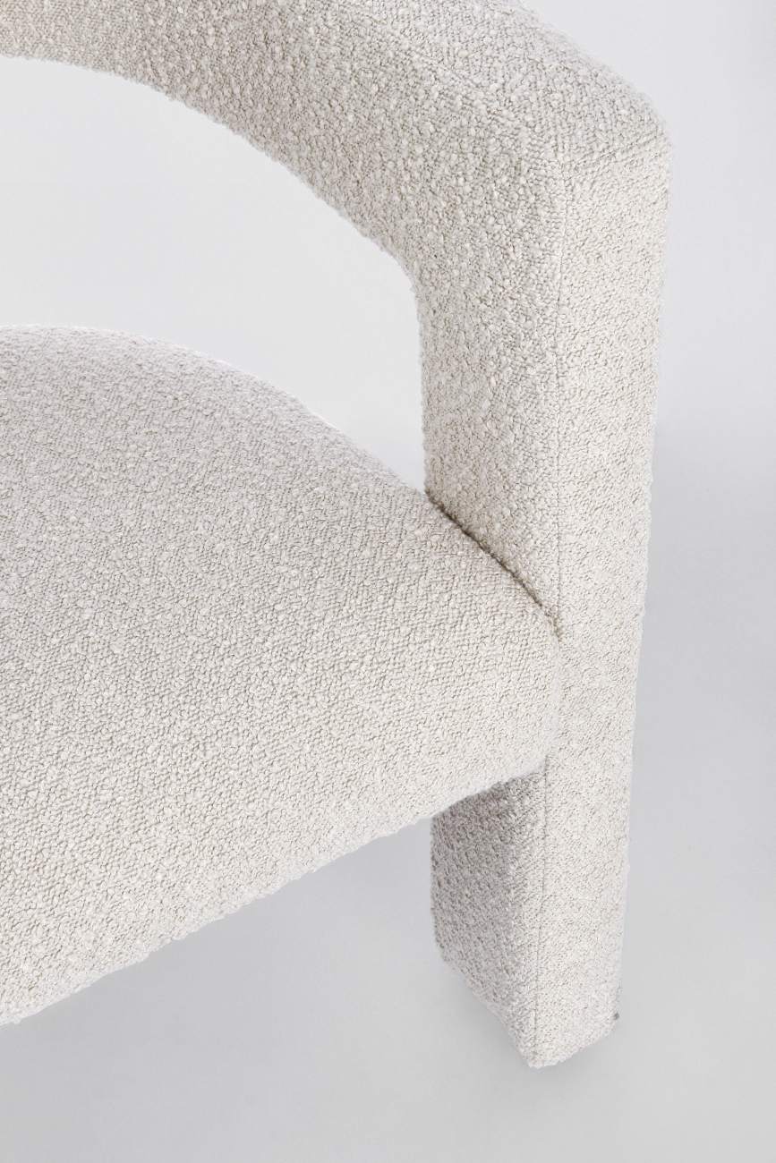 Esszimmerstuhl Arabella mit Armlehne, Eis