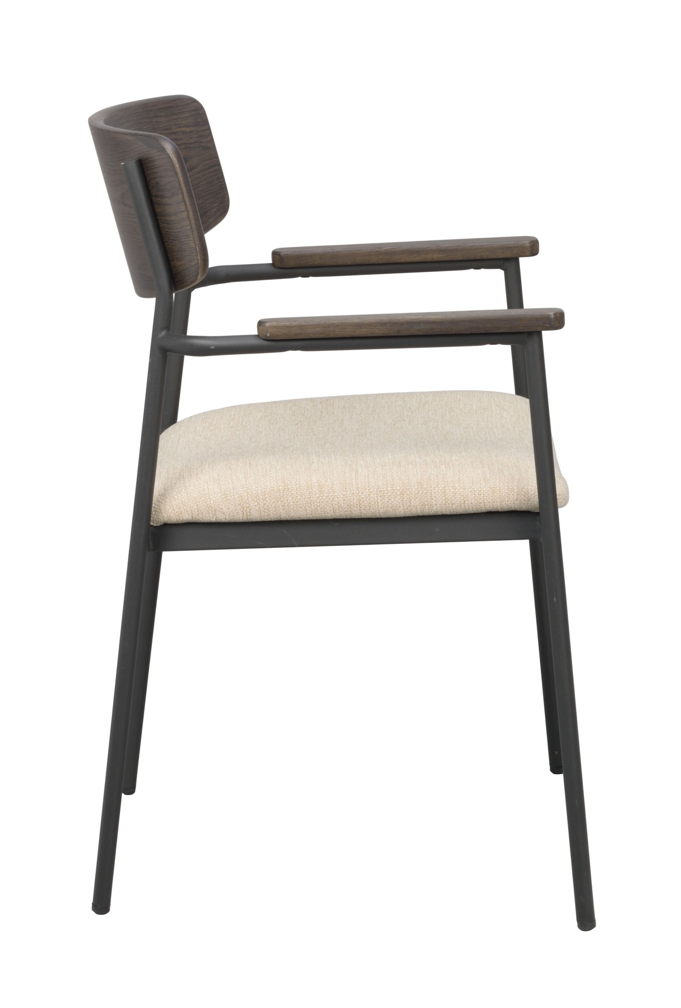 Stuhl Maymont 2er Set mit Armlehnen, Braun / Beige passt perfekt in stilvolle Wohnräume.