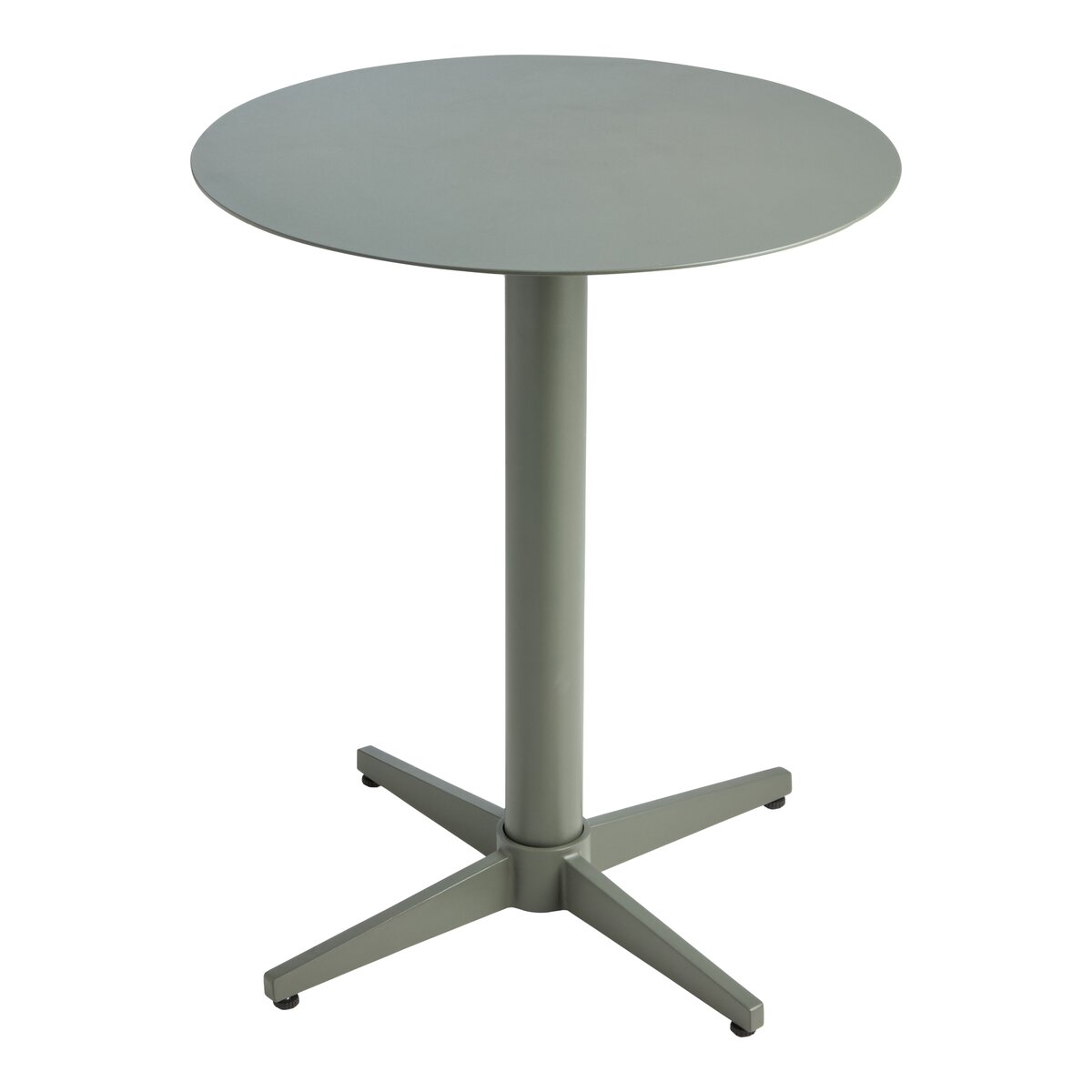 Gartenbeistelltisch Mill aus Aluminium, modern, rund, Nordic Green, Ø 50 cm, pflegeleicht