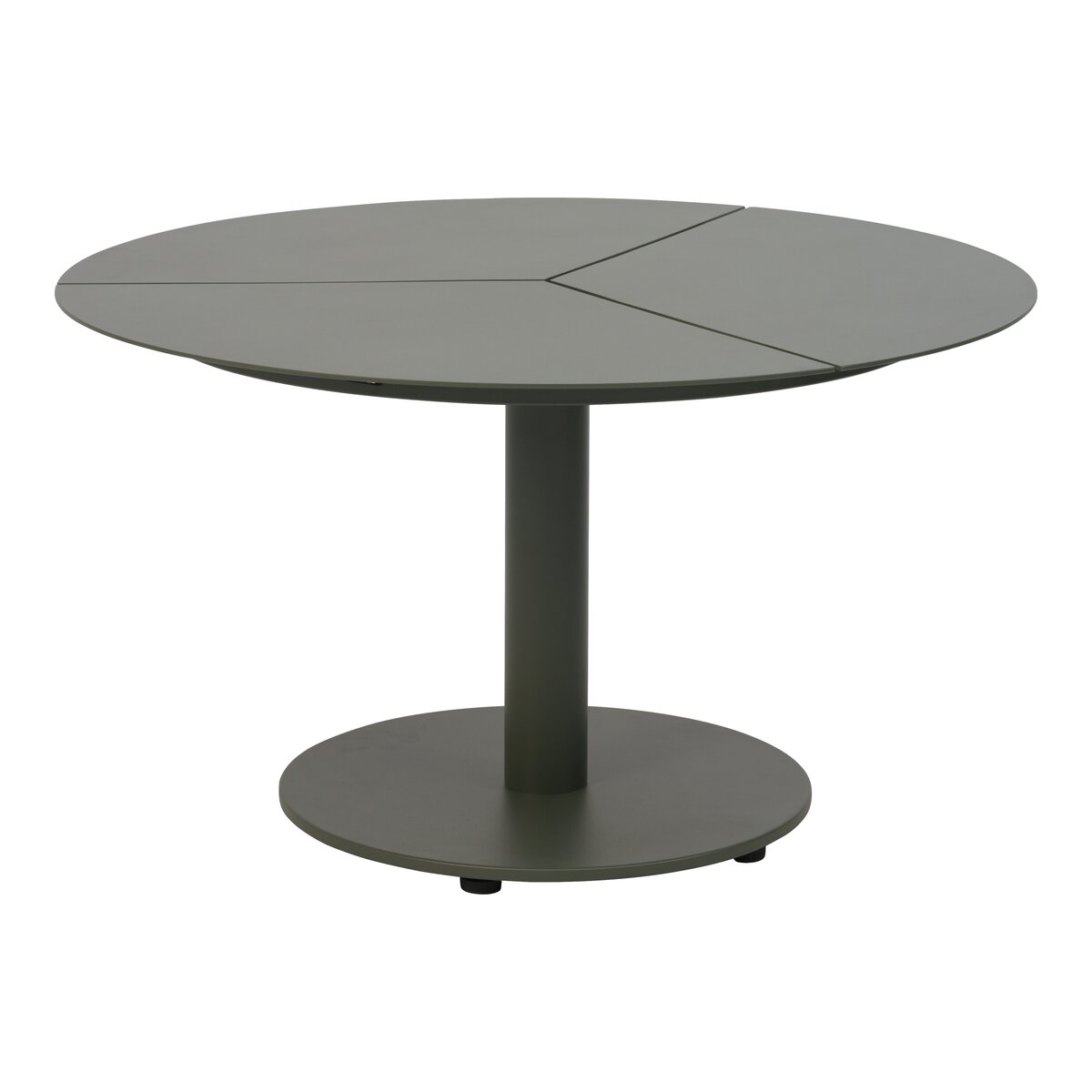 Gartencouchtisch Peace aus Aluminium - 80x80x46 cm, Nordic Green