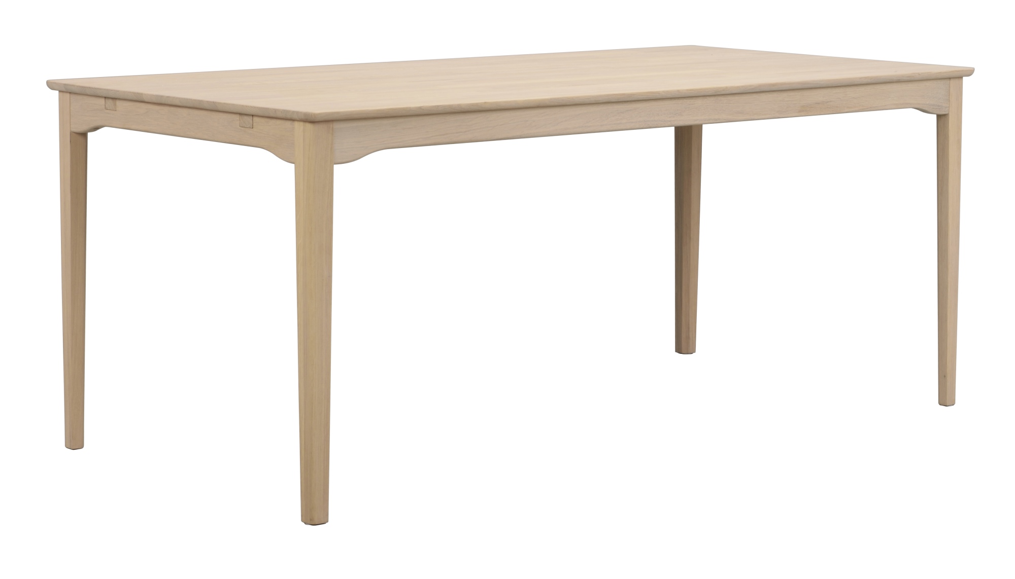 Design trifft Funktion: Esstisch Markham 180x90cm, Eiche Weiß pigmentiert. Esstisch Markham 180x90cm, Eiche Weiß pigmentiert