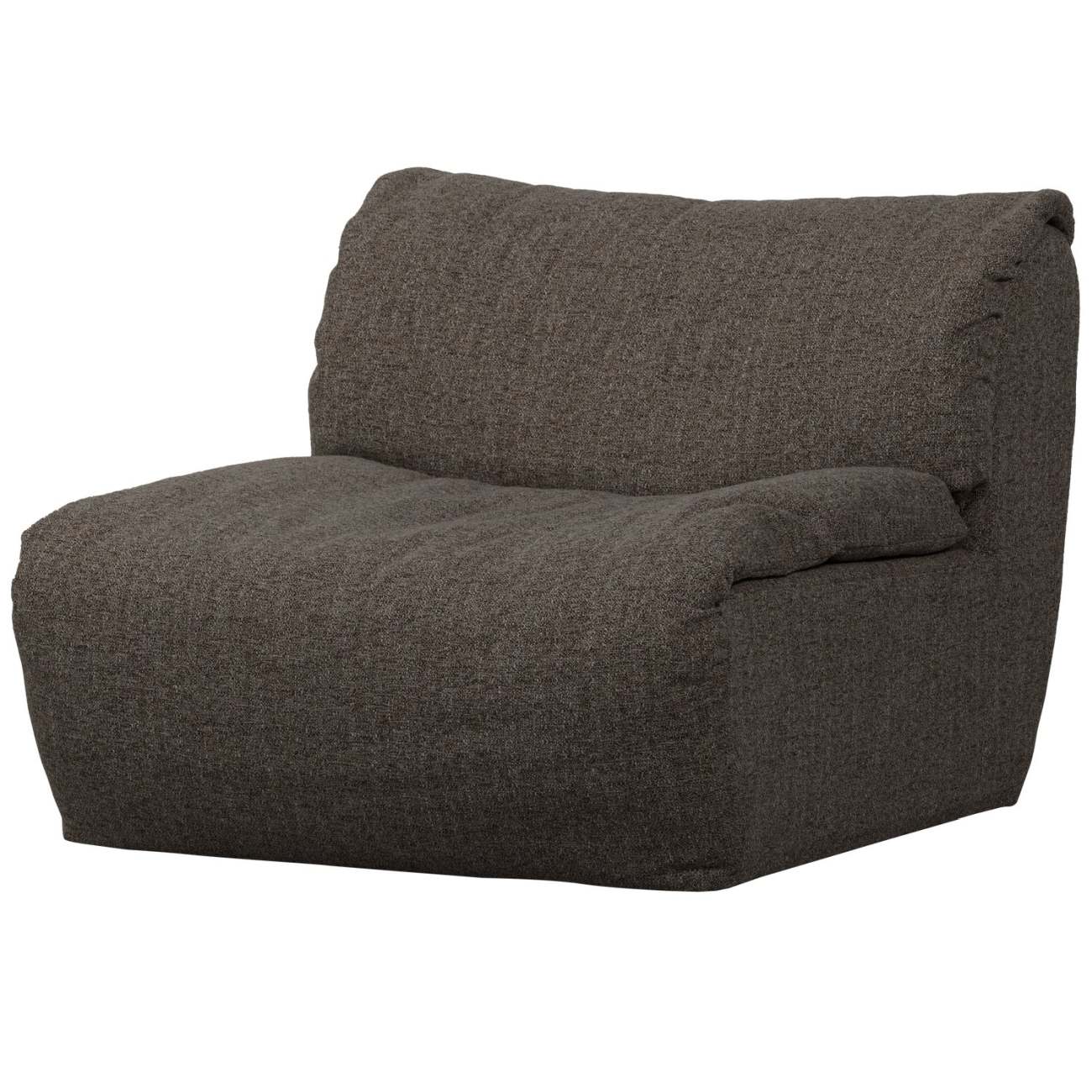 Sessel Baggy aus Melange-Stoff, Grau Sessel Baggy aus Melange-Stoff, Grau