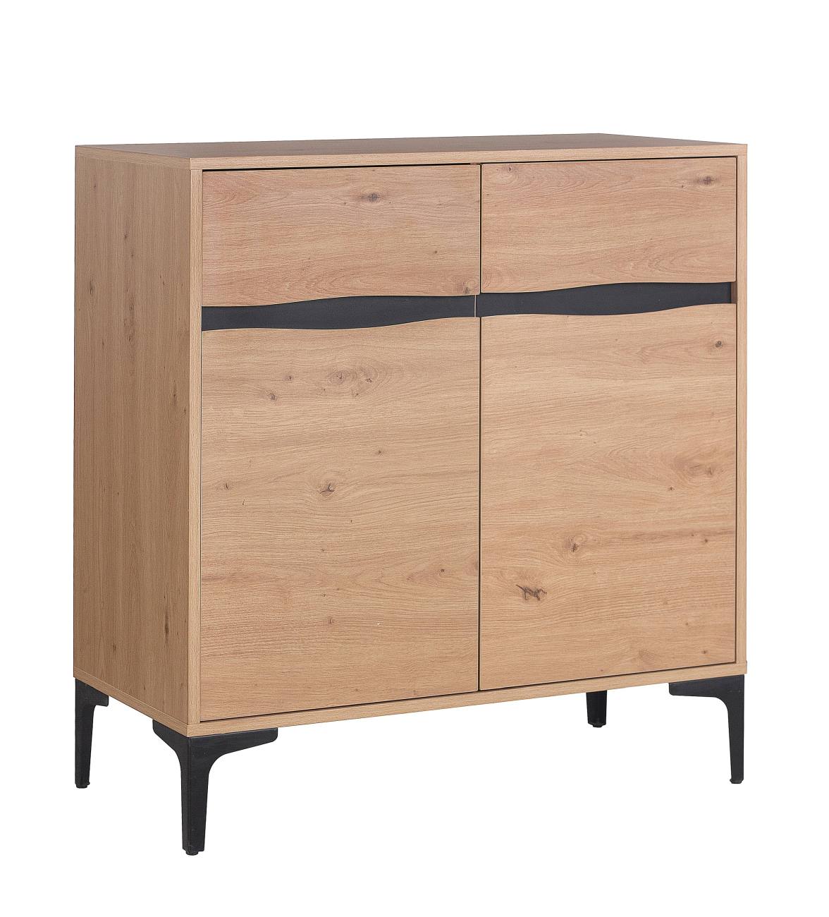 Kommode Melys mit 2 Türen, 80 cm