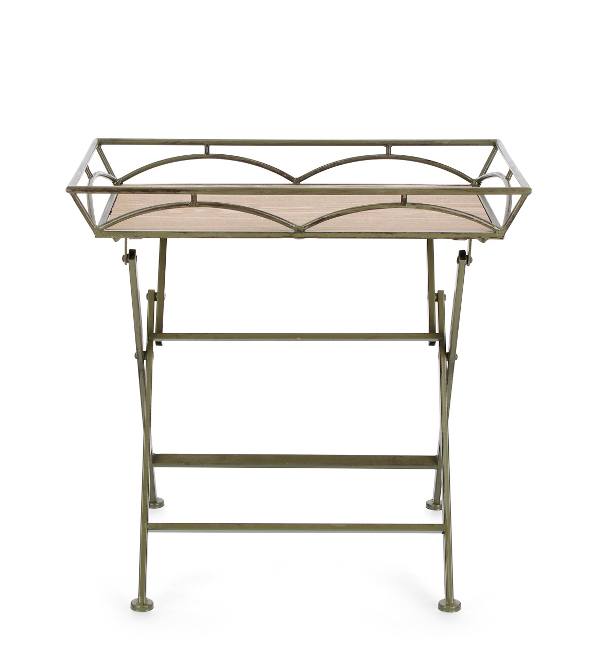 Couchtisch Guenda aus Metall, Grün