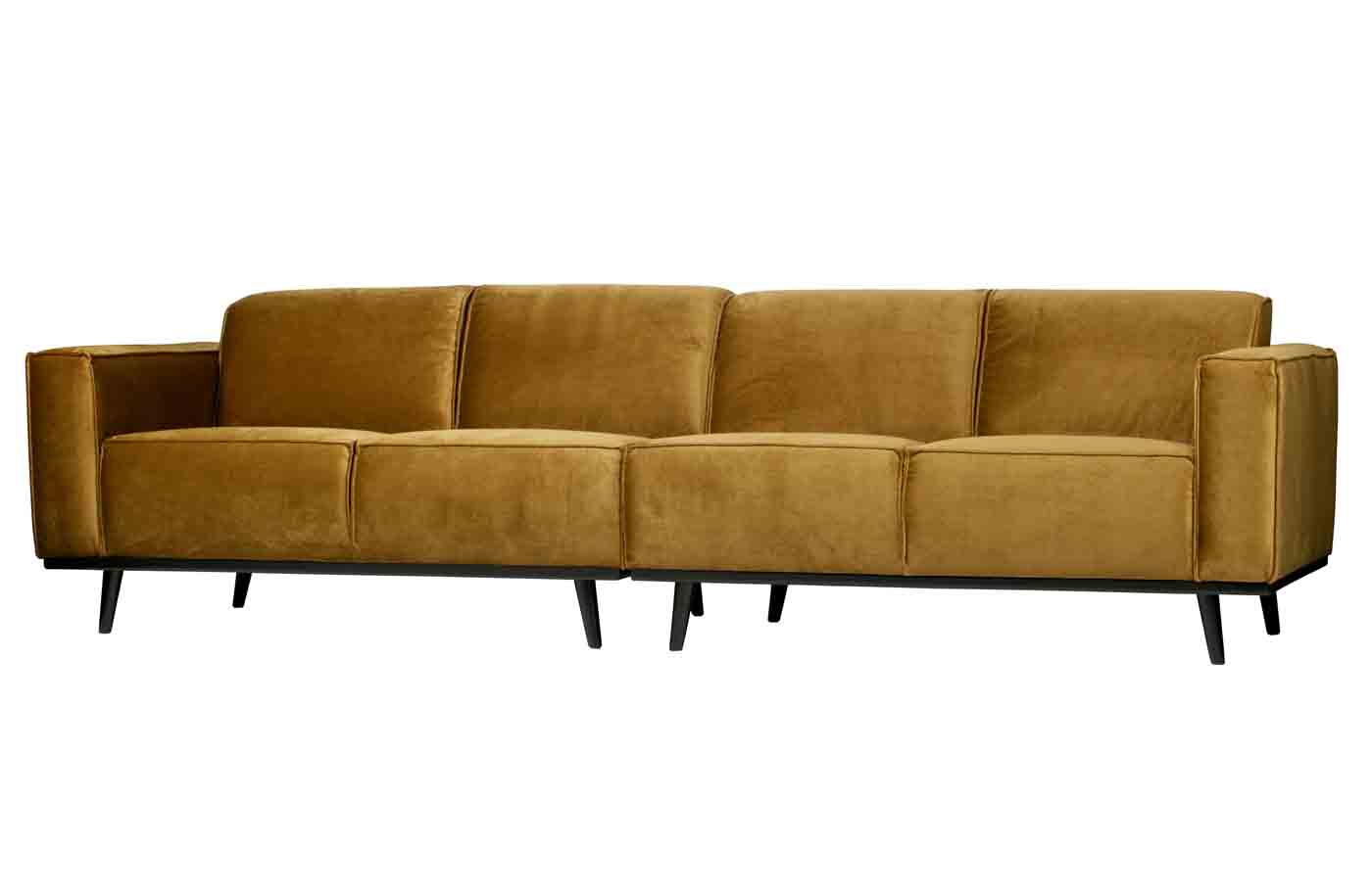 Bigsofa Statement Samt, 280cm Honig Gelb Bigsofa Statement Samt, 280cm Honig Gelb
