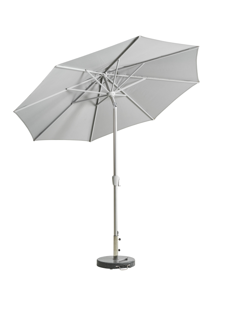 Sonnenschirm Abriola Ø 270 cm  Grau