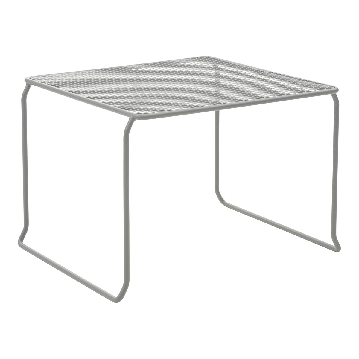 Gartencouchtisch Haru aus Metall, stapelbar, 54x54 cm, Slate Grey