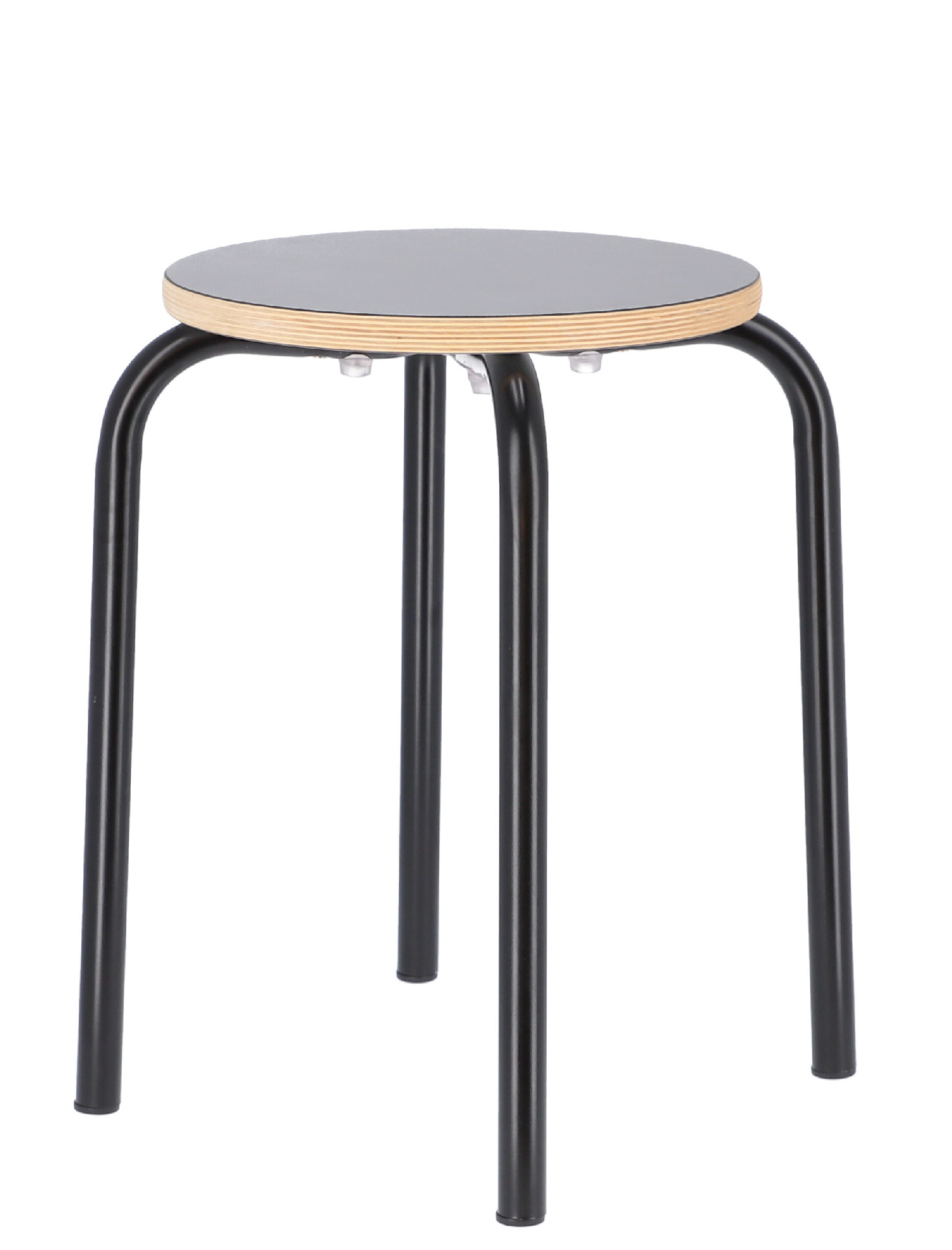 Jan Kurtz Hocker Paris stapelbar Schwarz