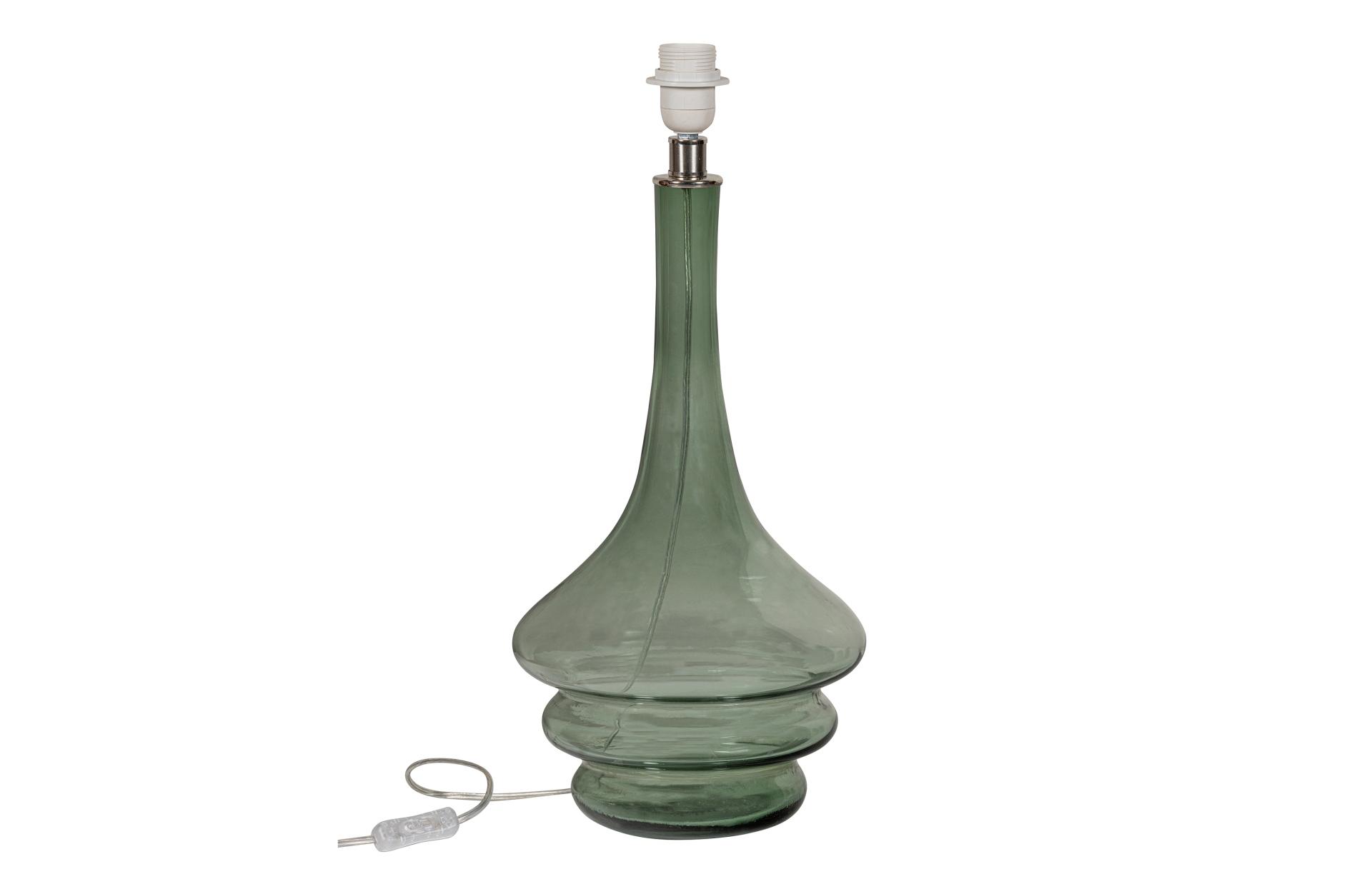 Die Tischleuchte Straw überzeugt mit ihrem modernem Deisgn. Gefertigt wurde die Lampe aus Glas, welches einen Olive Grünen Farbton besitzt.