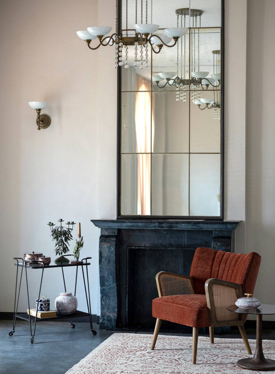 Beistelltisch Aberdeen Mangoholz Ø 45cm, Braun