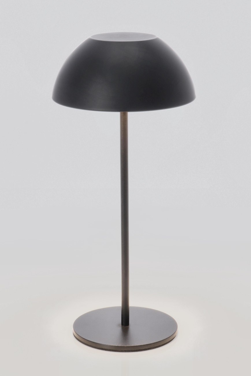 Gartentischleuchte Beren mit LED, Schwarz