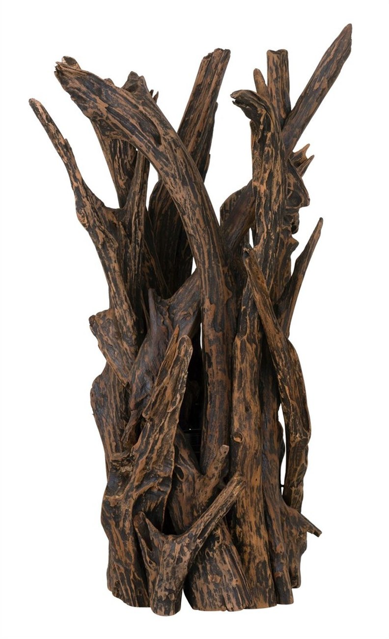 Tischleuchte Spot aus Teakholz Tischleuchte Spot aus Teakholz, Braun