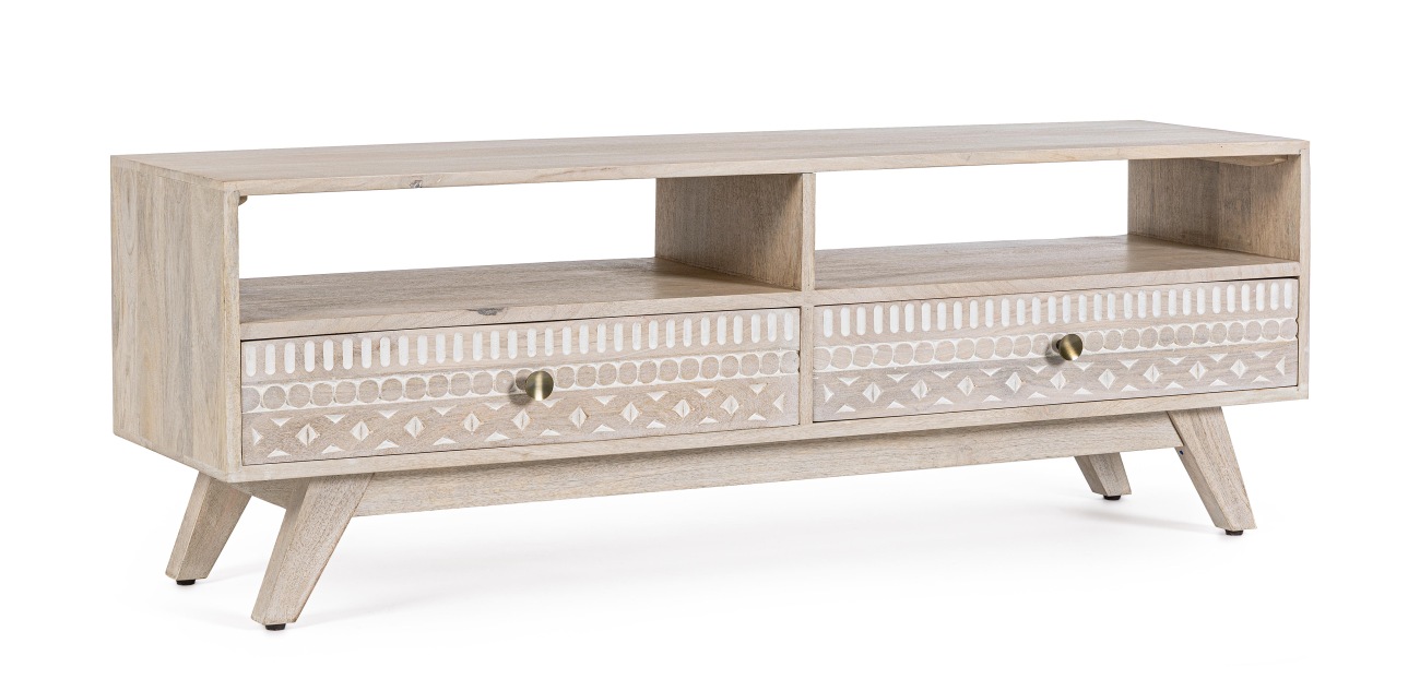 TV-Board Indria aus Mangoholz, 130 cm TV-Board Indria aus Mangoholz, 130 cm