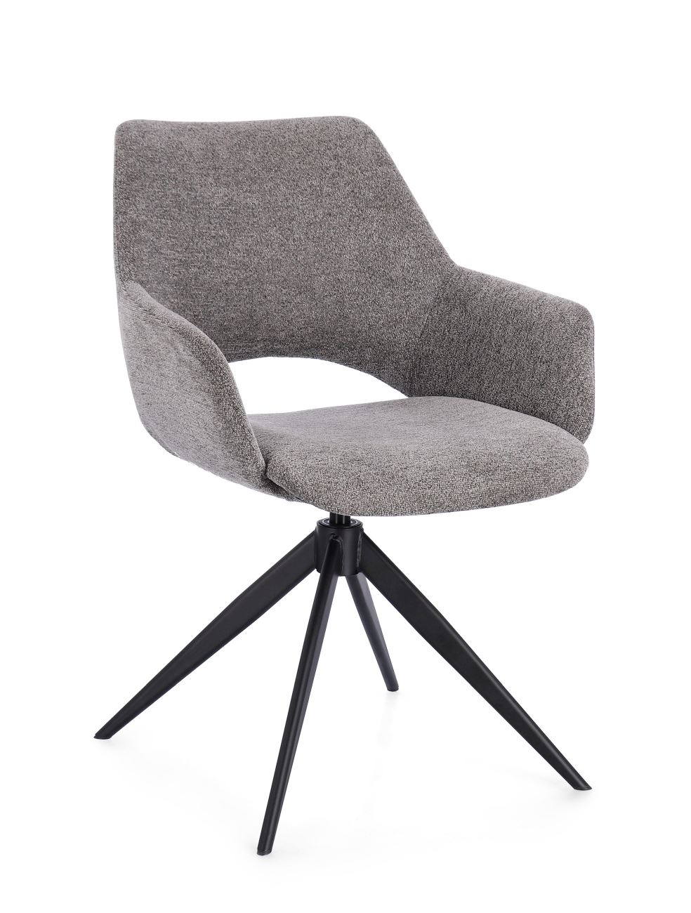 Esszimmerstuhl Vivian mit Armlehne, Grau Esszimmerstuhl Vivian mit Armlehne, Grau