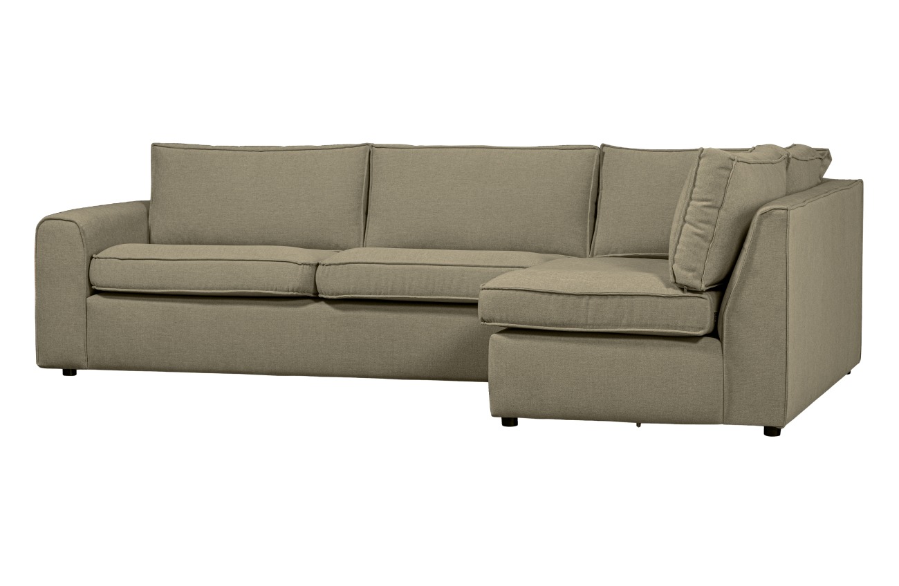 Das Ecksofa Freek überzeugt mit seinem modernen Stil. Gefertigt wurde es aus Malange-Stoff, welches einen hellgrünen Farbton besitzt. Diese Variante hat die Ausführung Rechts. Das Sofa verfügt über zwei Einzelteile, welche leicht zum zusammenstecken sind.