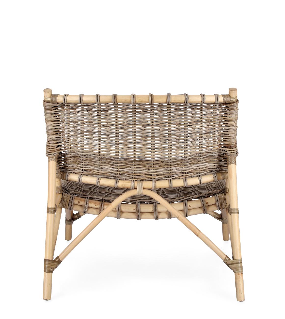 Sessel Tarifa aus Rattan. Natur