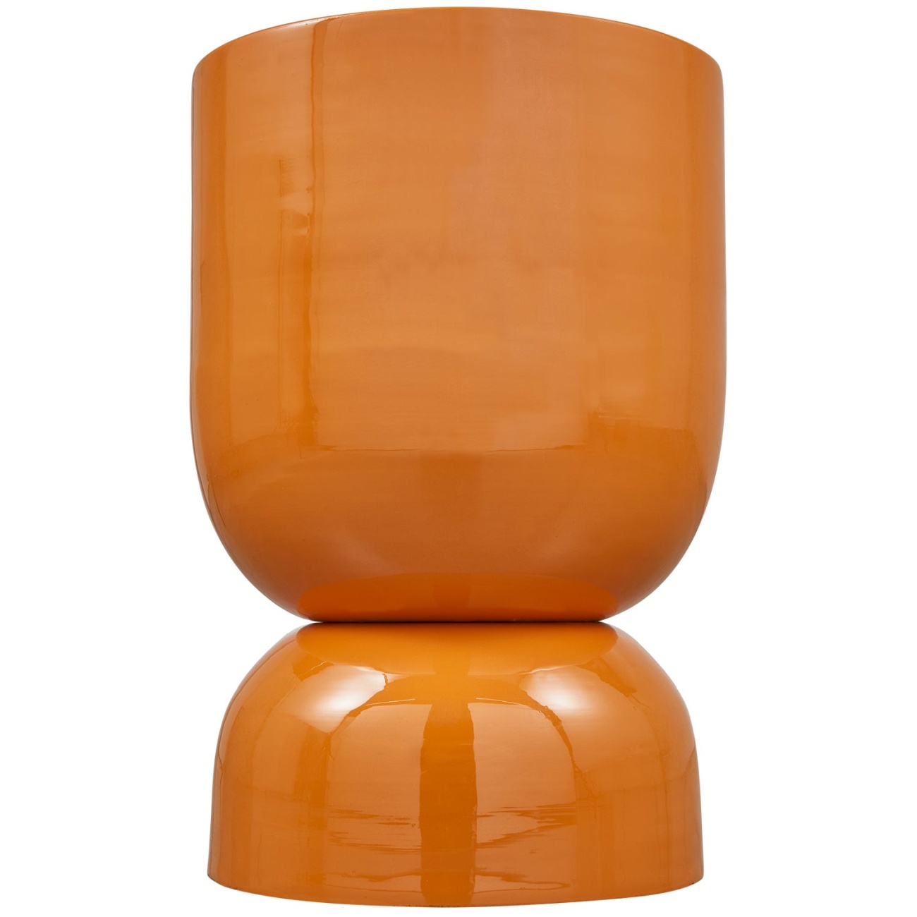 Beistelltisch Hekla aus Metall, Orange