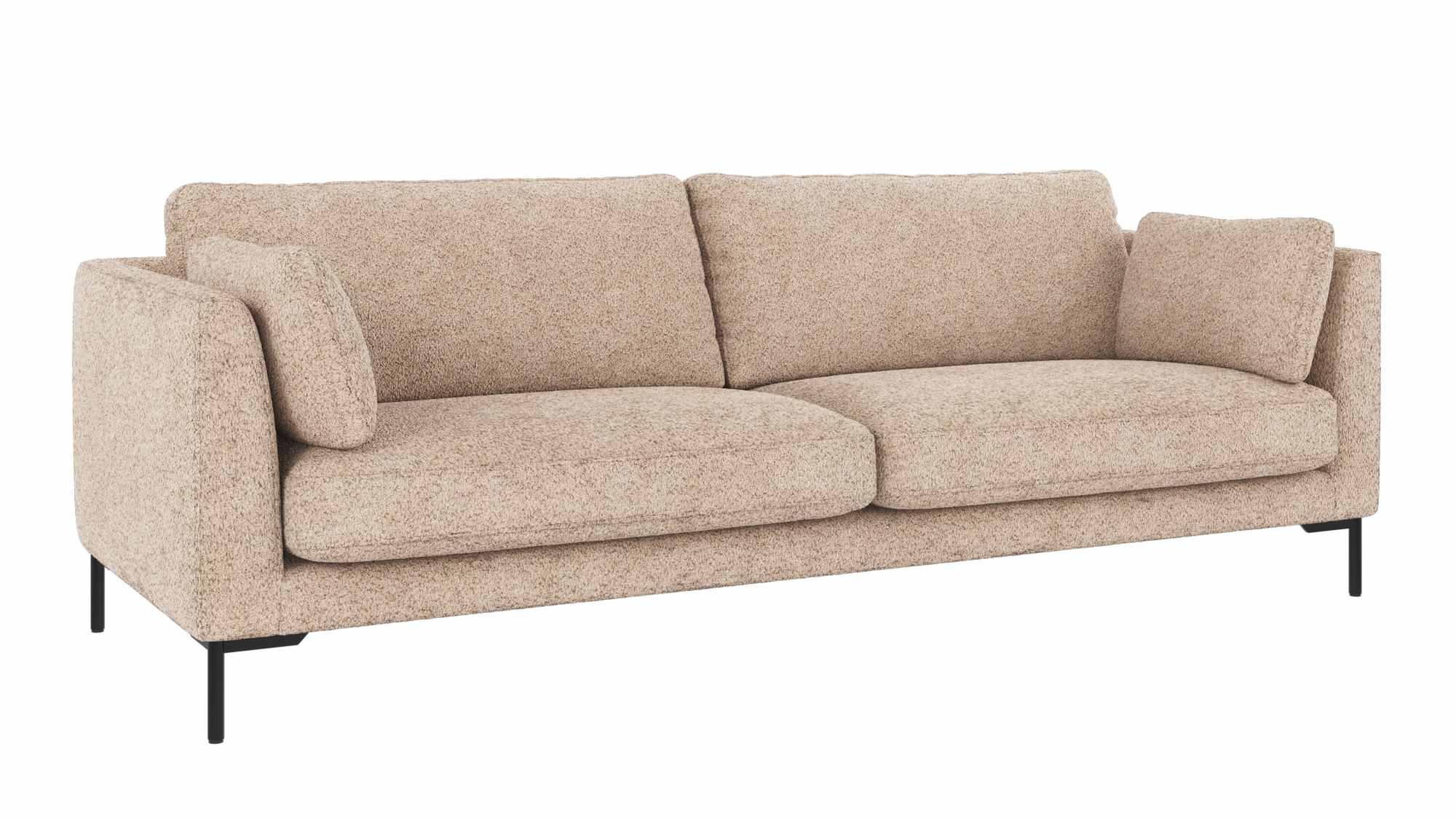 Sofa Corwin 3-Sitzer, Bezug Anna  Hellbeige