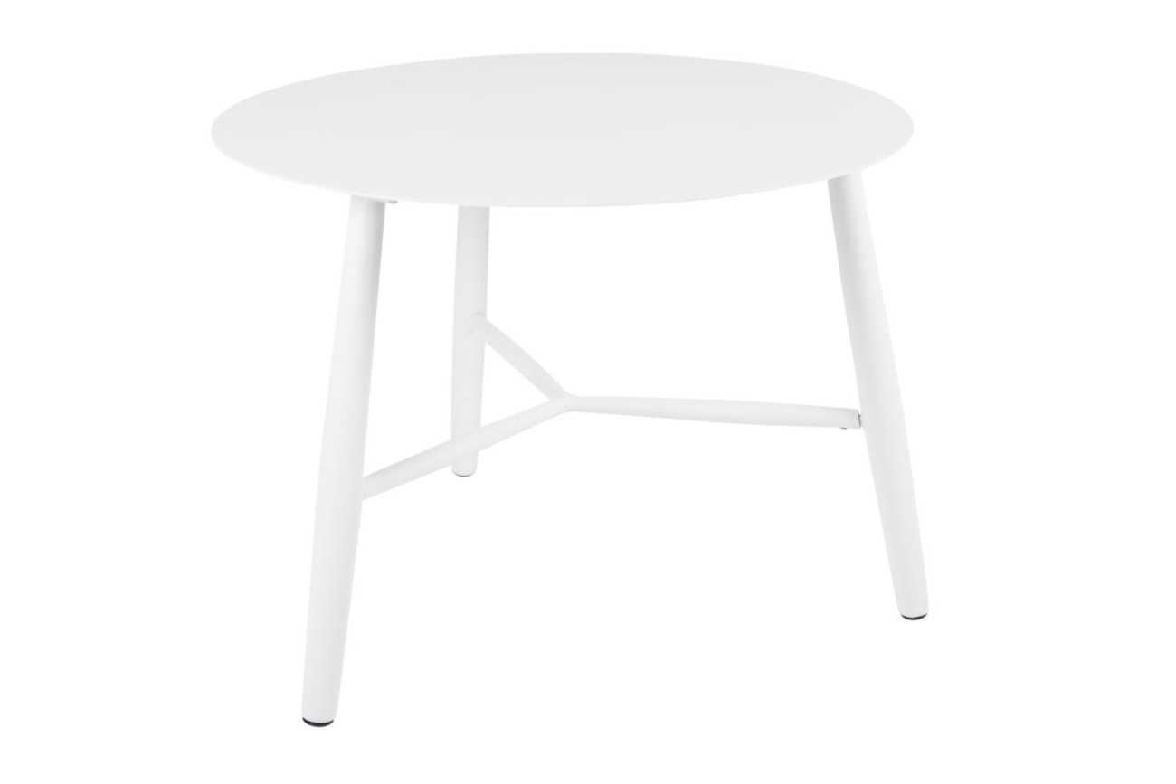 Gartencouchtisch Vannes Ø 60 cm, Weiß Gartencouchtisch Vannes Ø 60 cm, Weiß