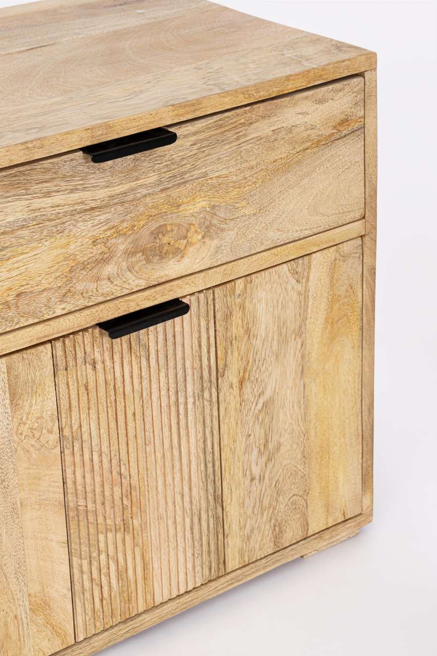 TV-Board Nashik aus Mangoholz, 175 cm