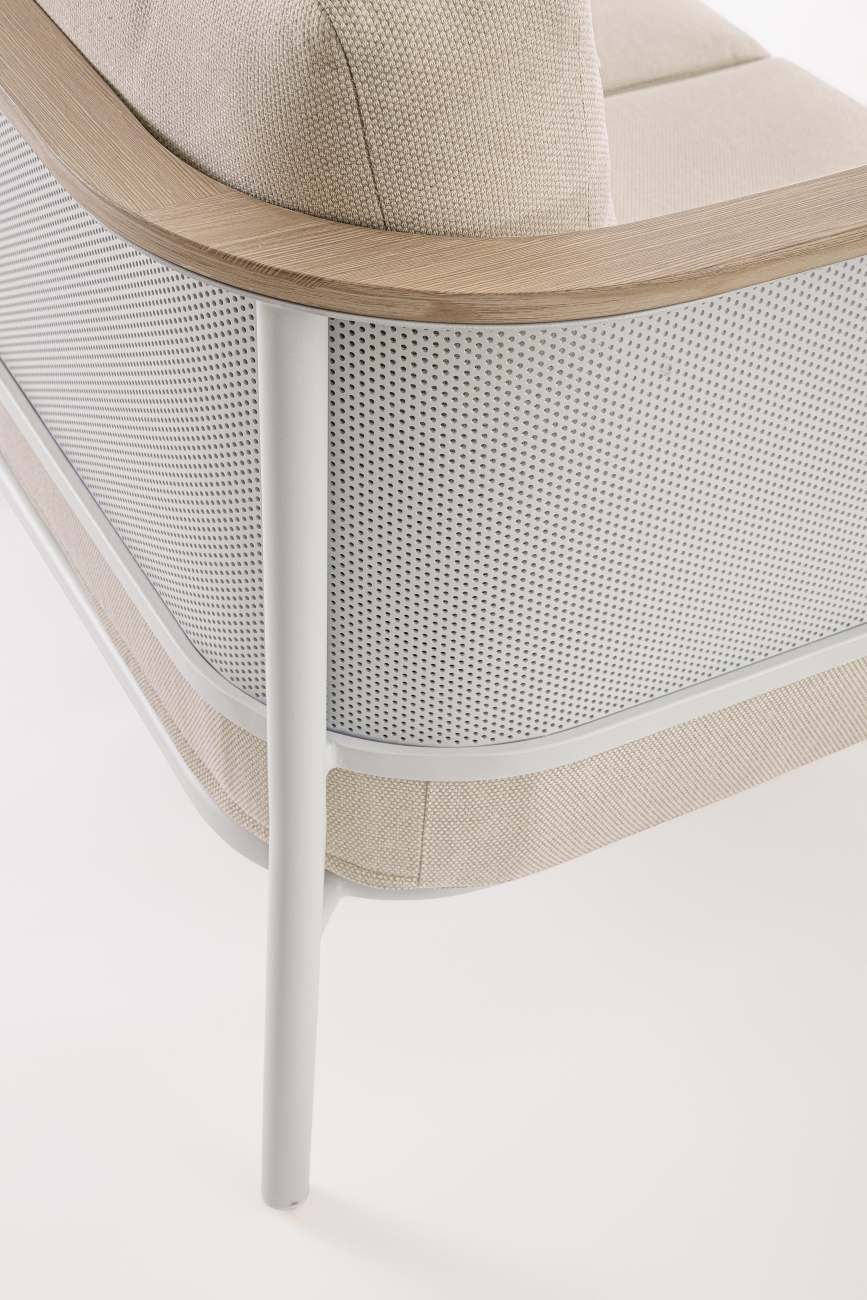 Garten-Set Ulises 4er Gruppe, Weiß