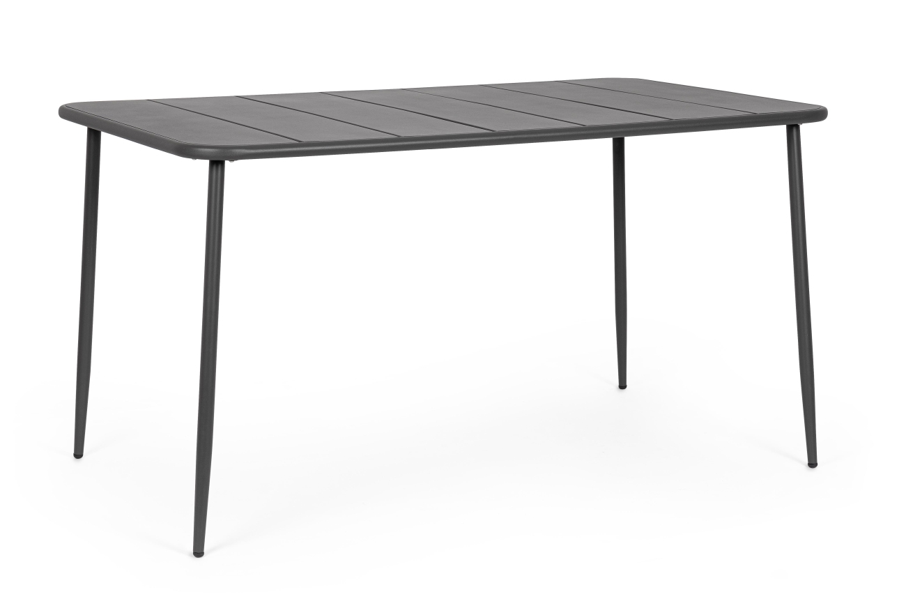 Gartenesstisch Yara aus Metall 140x80 cm, Anthrazit Gartenesstisch Yara aus Metall 140x80 cm, Anthrazit