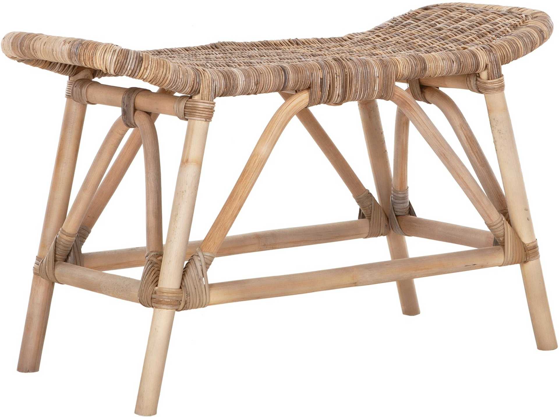 Bank San Antonio aus Rattan, 80 cm Bank San Antonio aus Rattan, 80 cm