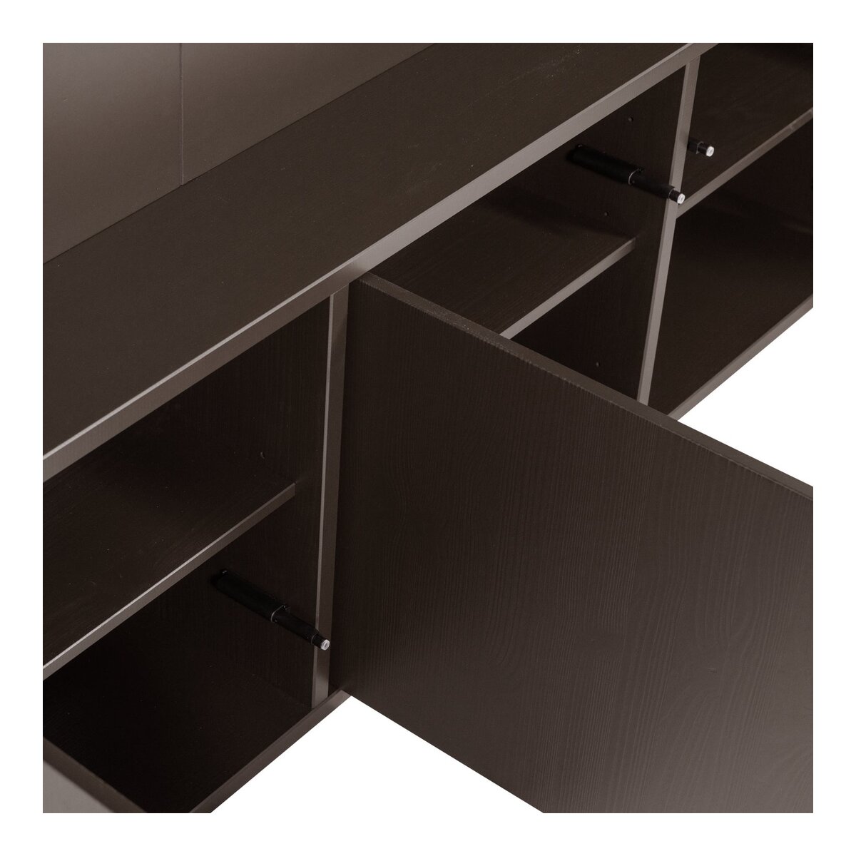 Schrank / TV-Schrank Meggy - Kiefernholz Mittelbraun, 160 cm