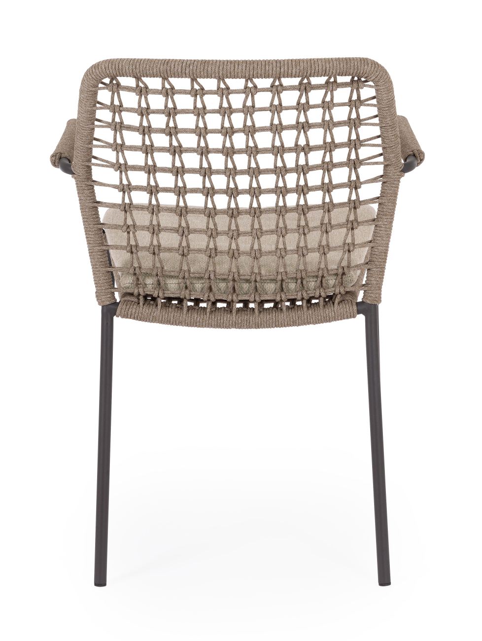 Gartenstuhl Canar aus Metall, Natur