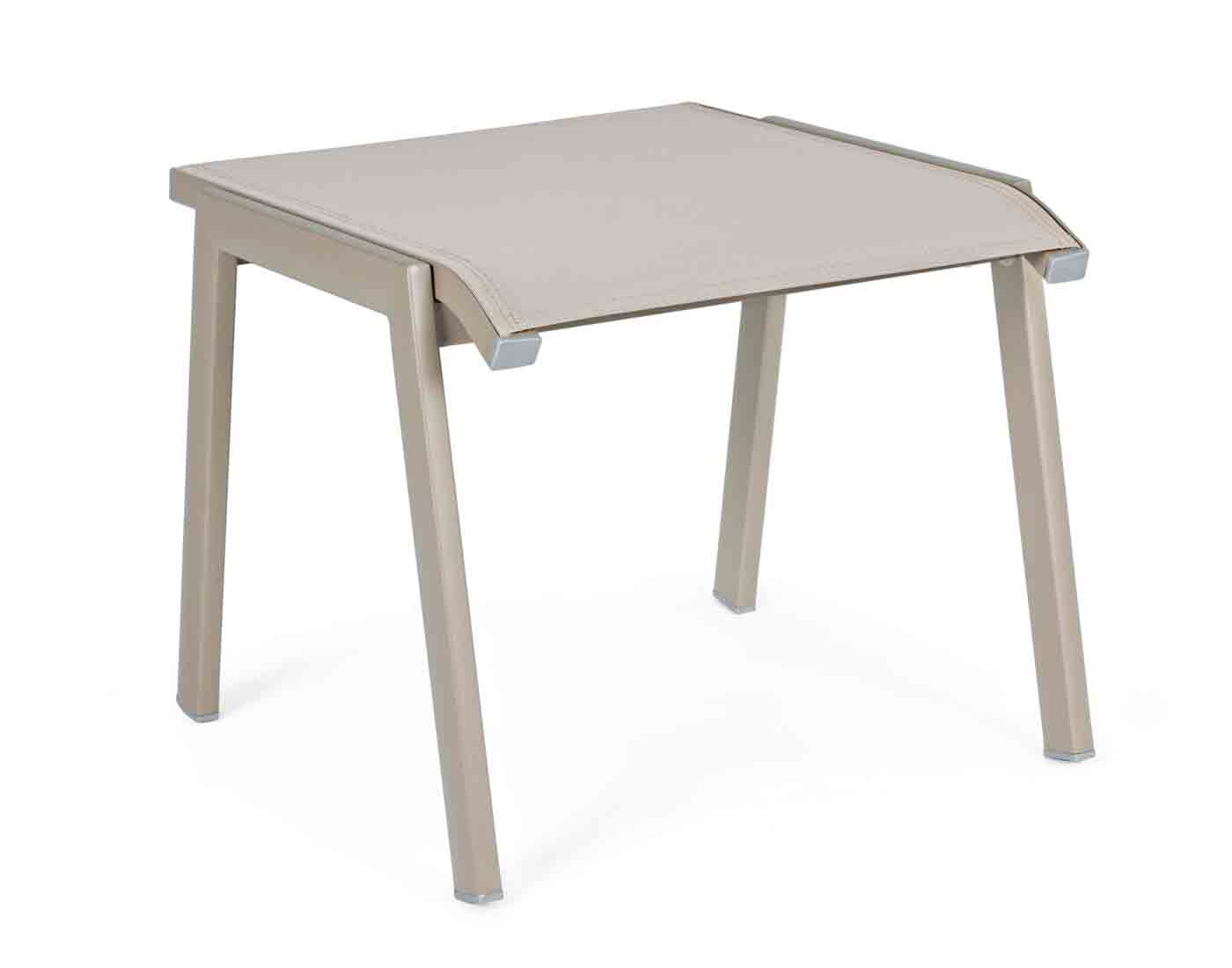 Fußhocker Cruise aus Aluminium, Sand Fußhocker Cruise aus Aluminium, Sand