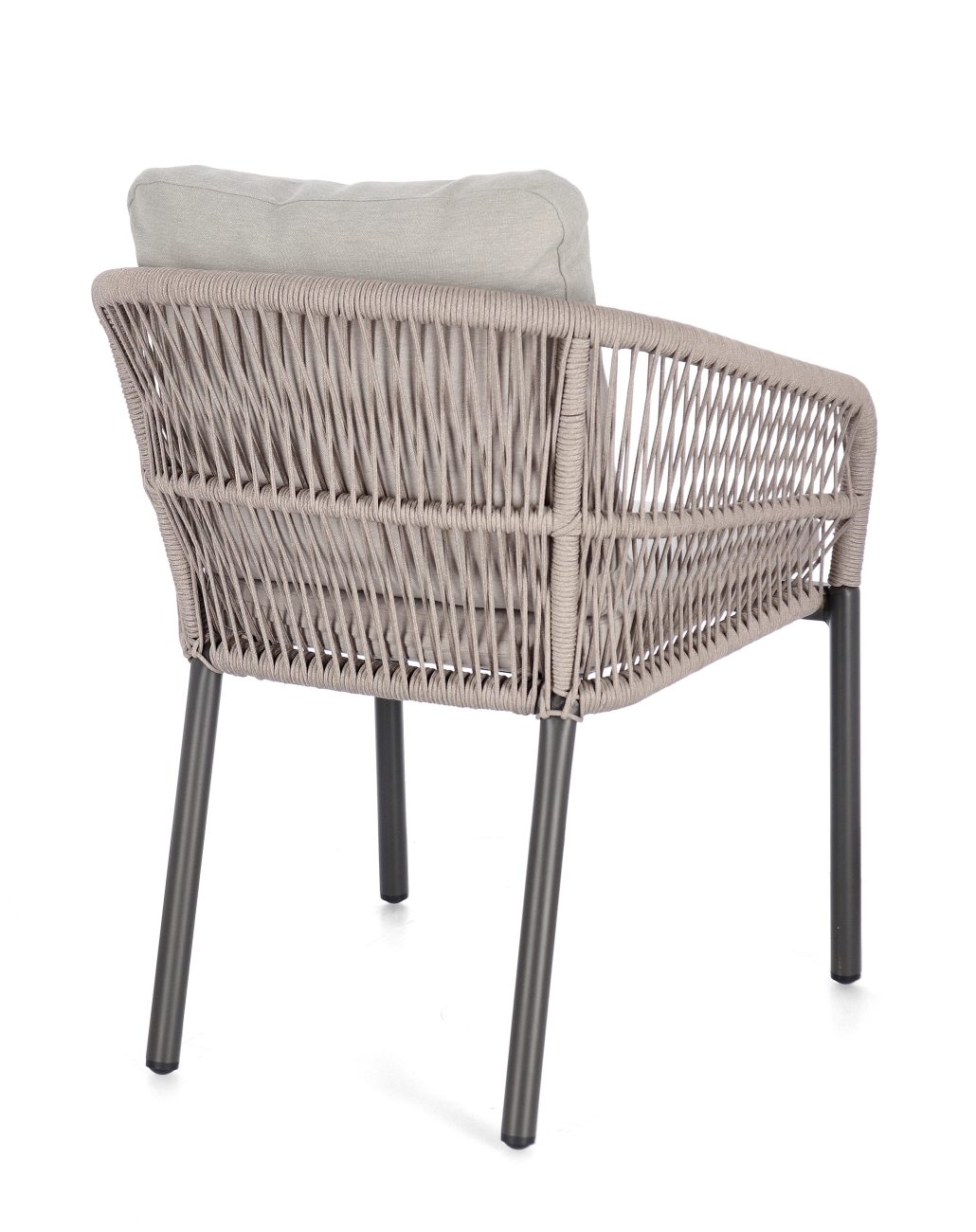 Gartenstuhl Galdana aus Aluminium, Taupe / Anthrazit