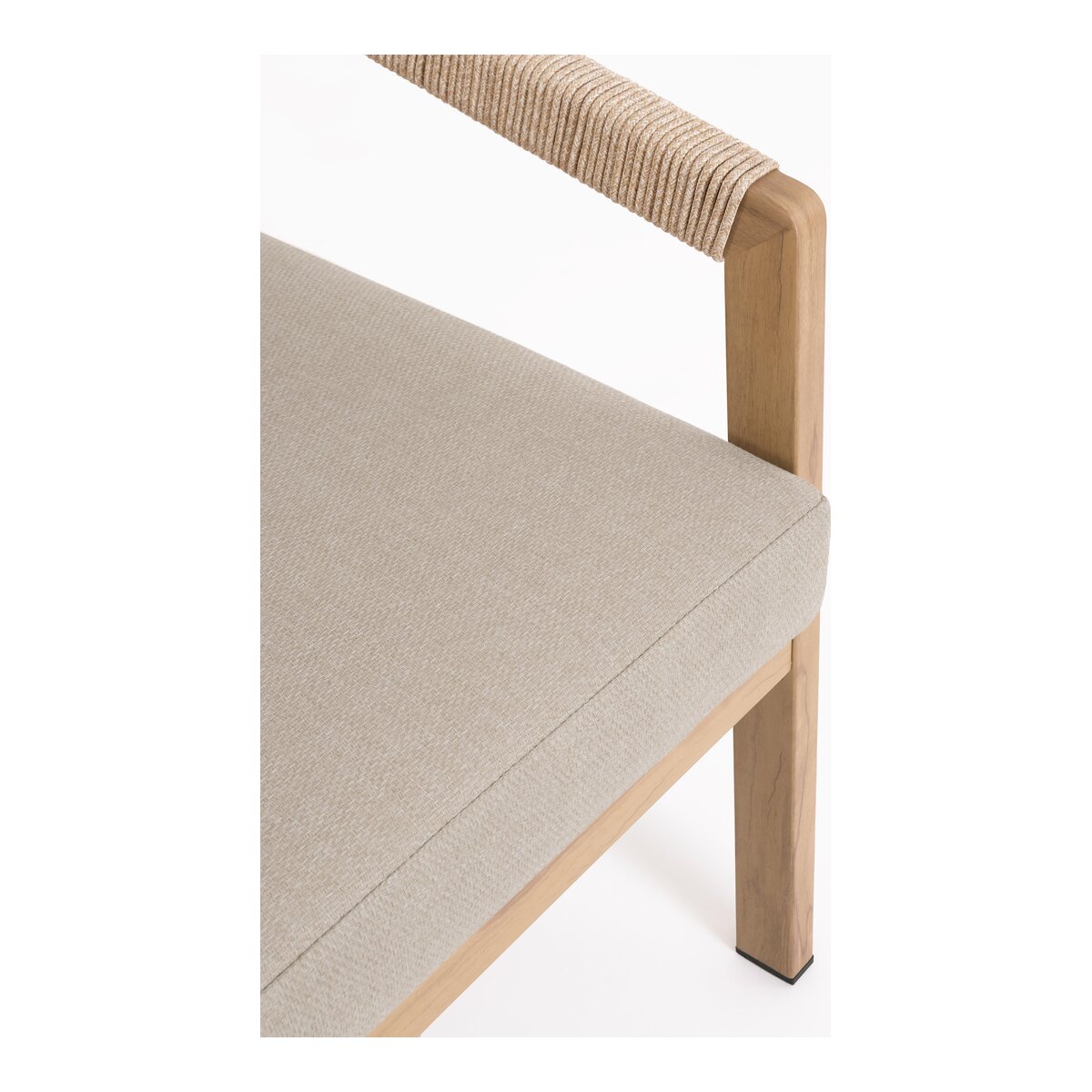 Gartenecksofa Kalimera - Aluminium Desert Sand, Olefin Taupe, inkl. Couchtisch
