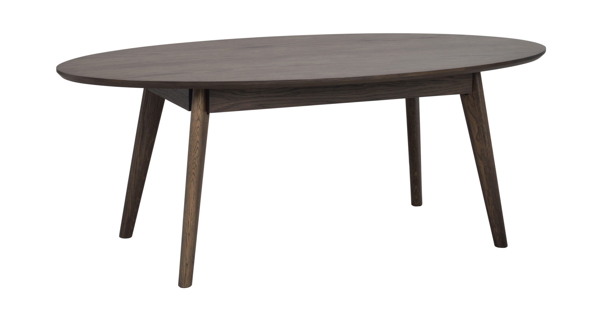 Couchtisch Yumi Oval 130x65cm, Esche Braun – modernes Design trifft Komfort. Couchtisch Yumi Oval 130x65cm, Esche Braun