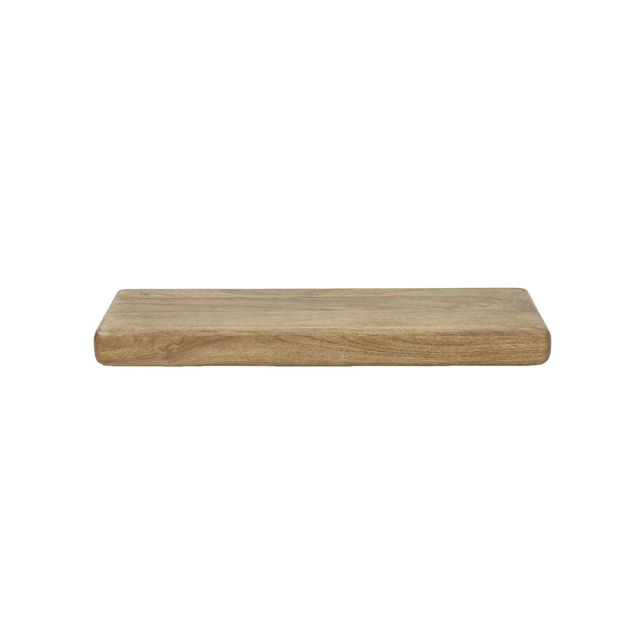 Wandregal Strak - Mangoholz massiv Braun, 118 cm