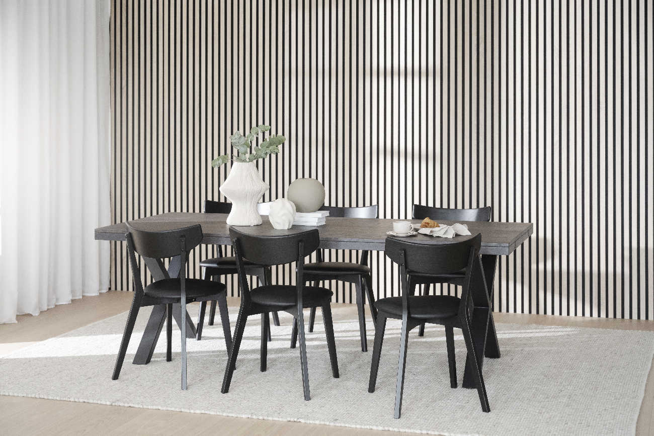 Esstisch Brooklyn, X-Gestell, 220cm, Braun