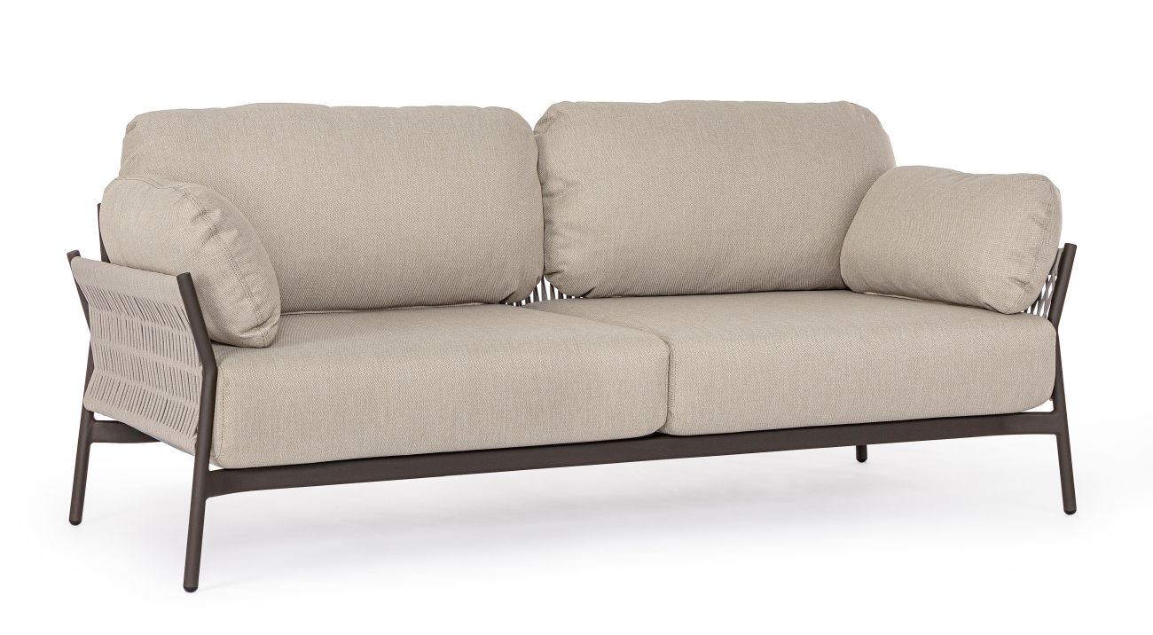 Sofa Pardis aus Aluminium, Raven Sofa Pardis aus Aluminium, Raven