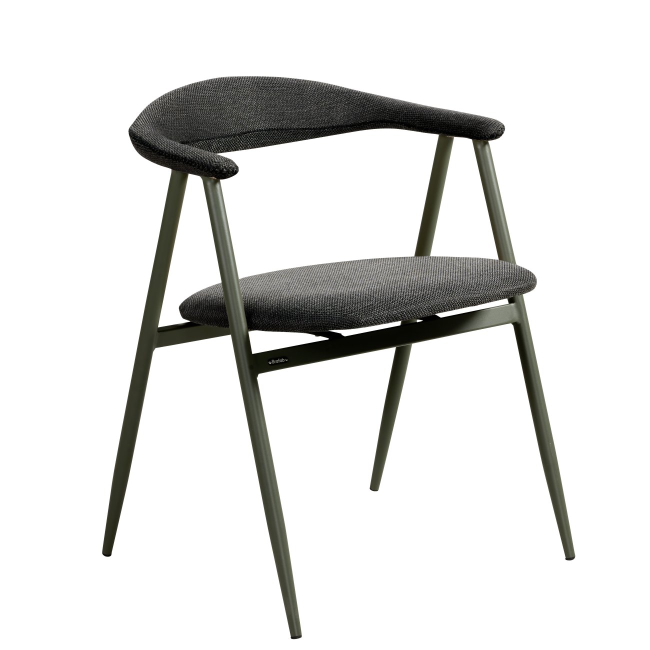 Gartenstuhl Boi mit Armlehne, Grün / Schwarz Gartenstuhl Boi mit Armlehne, Grün / Schwarz