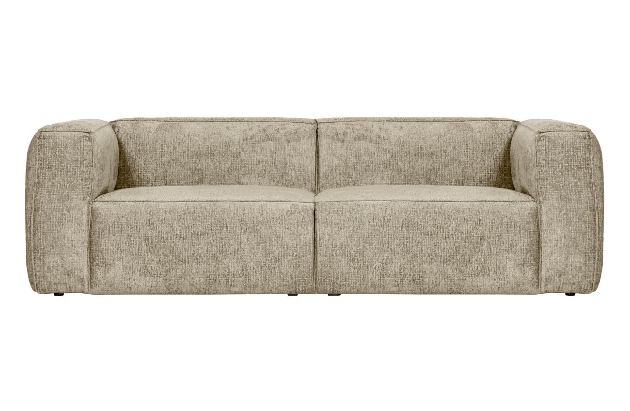 3,5 Sitzer Bean aus Struktursamt, Buttermilk 3,5 Sitzer Bean aus Struktursamt, Buttermilk