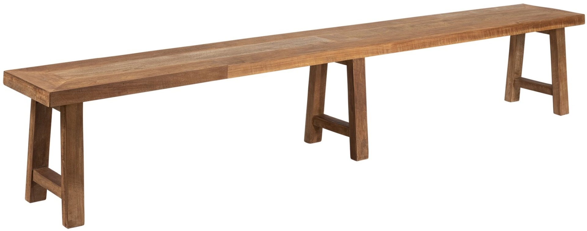 Bank Monastery aus recyceltem Teakholz, 220 cm Bank Monastery aus recyceltem Teakholz, 220 cm